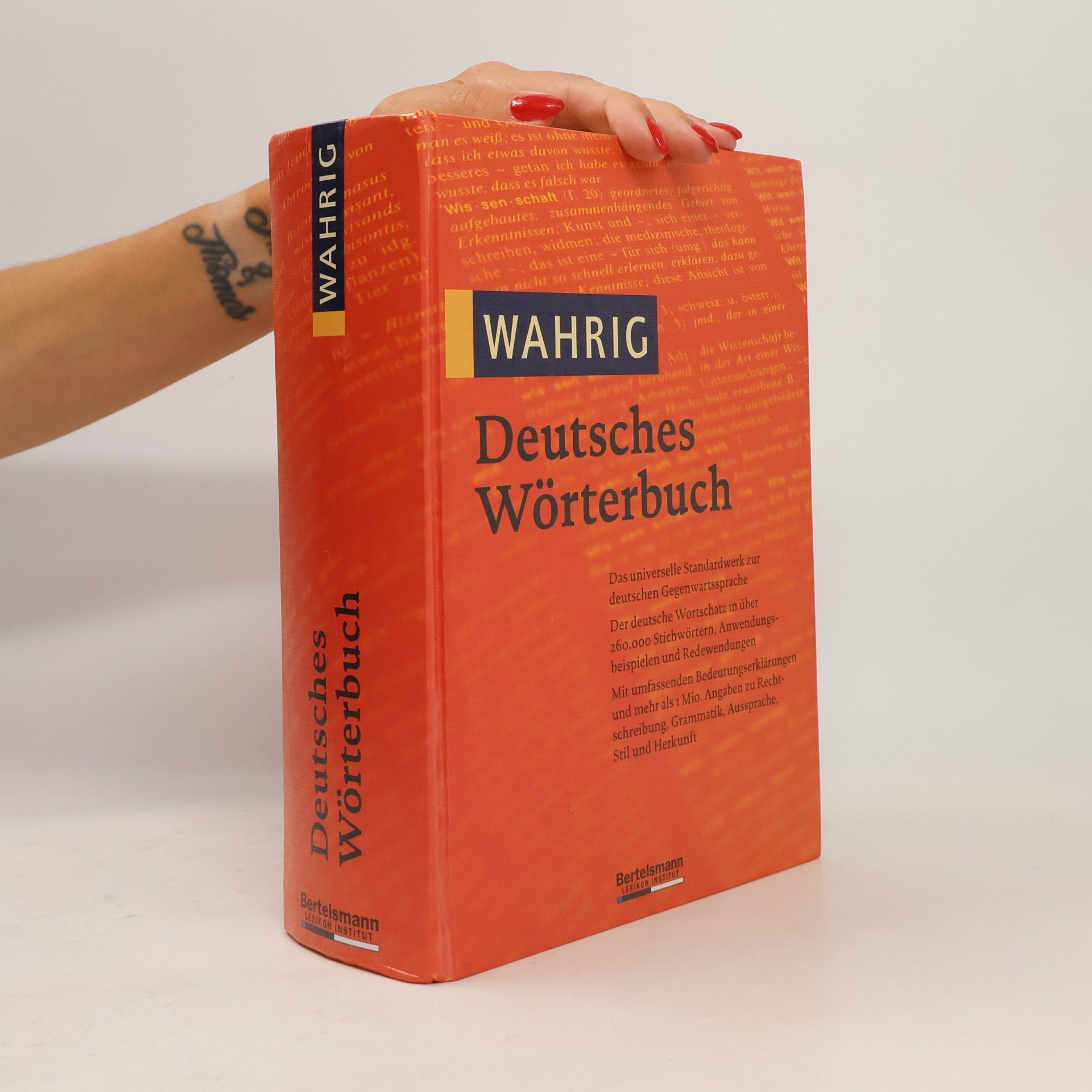 Gerhard Wahrig Deutsches Wörterbuch : mit einem Lexikon der deutschen Sprachlehre