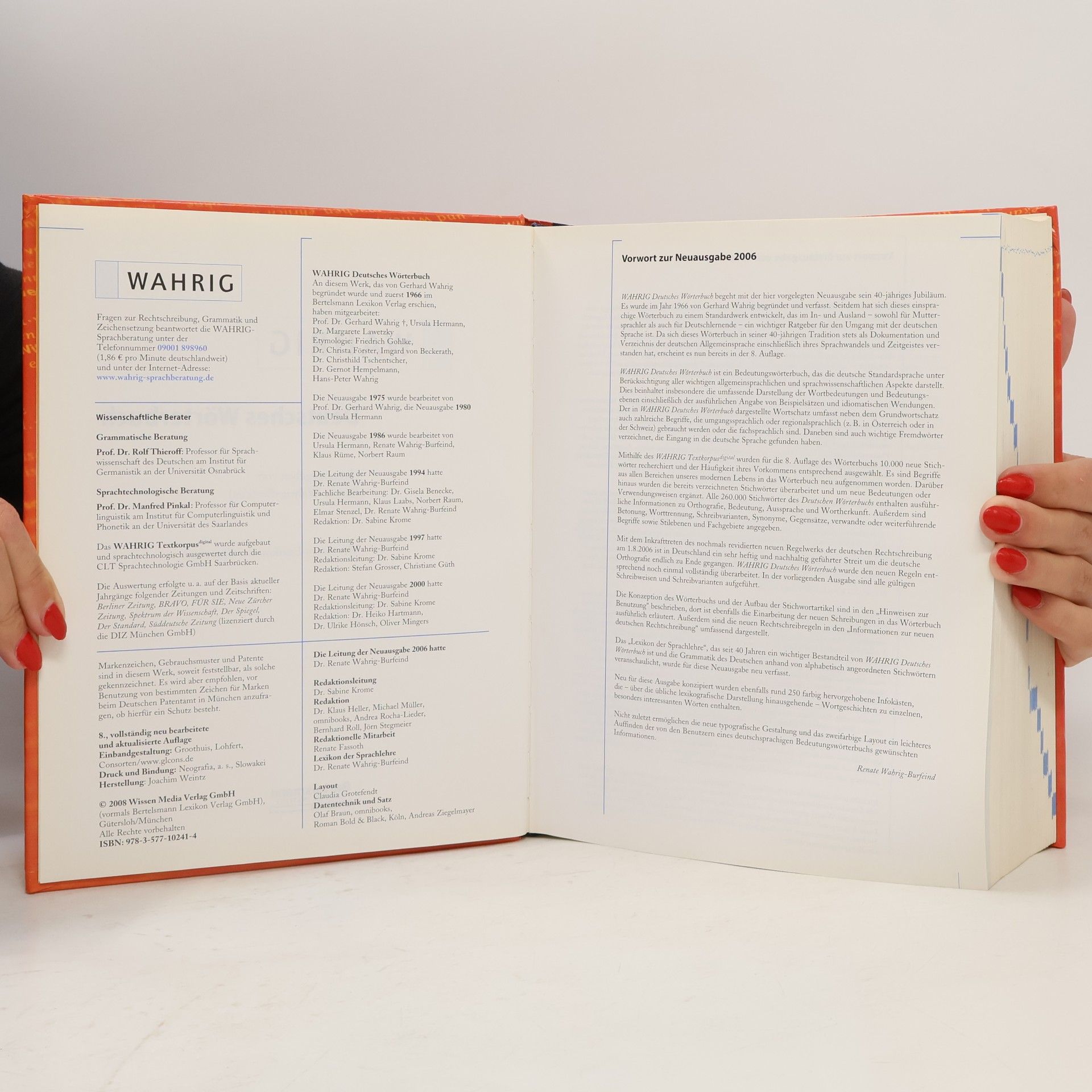 Gerhard Wahrig Deutsches Wörterbuch : mit einem Lexikon der deutschen Sprachlehre