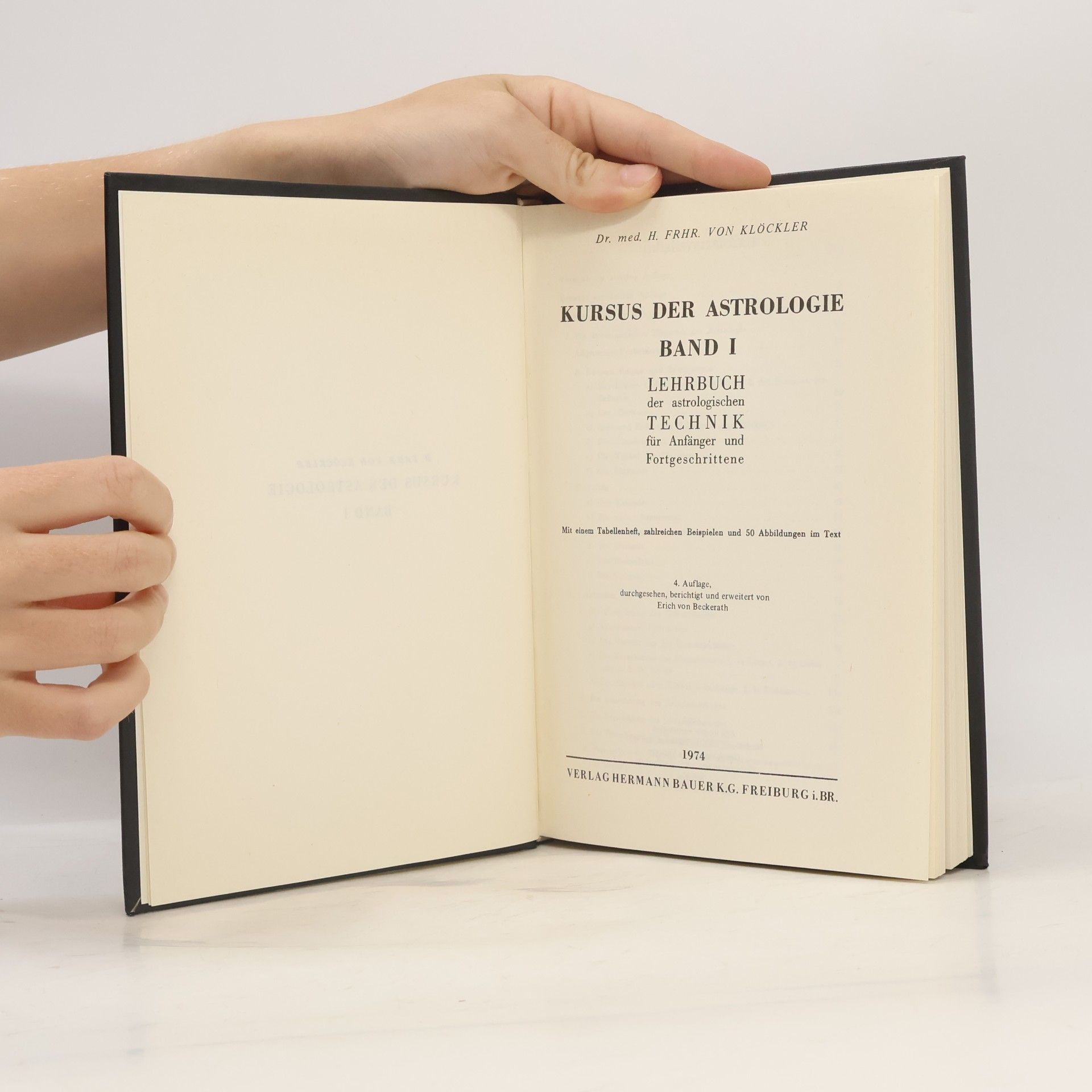 Herbert von Klöckler Kursus der Astrologie I