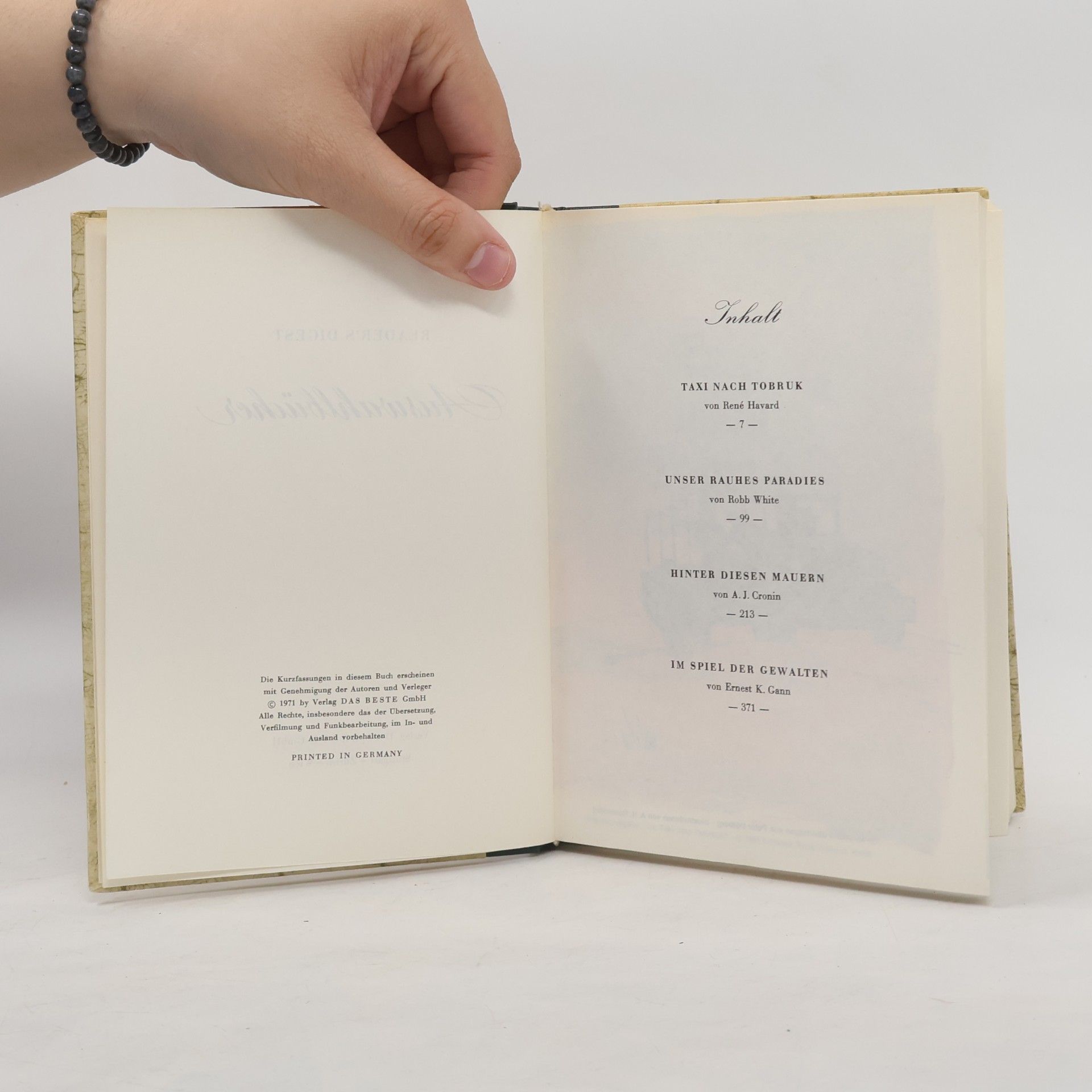 Autores varios Reader's Digest Auswahlbucher