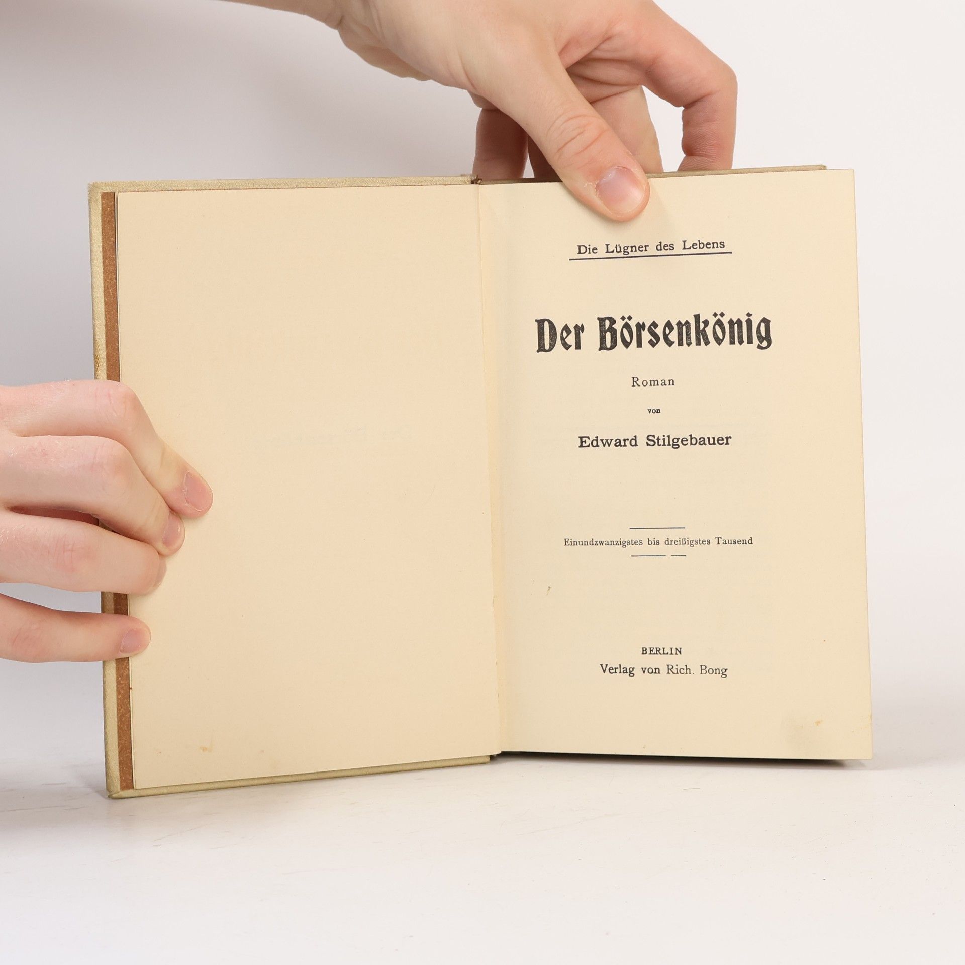 Edward Stilgebauer Der Börsenkönig