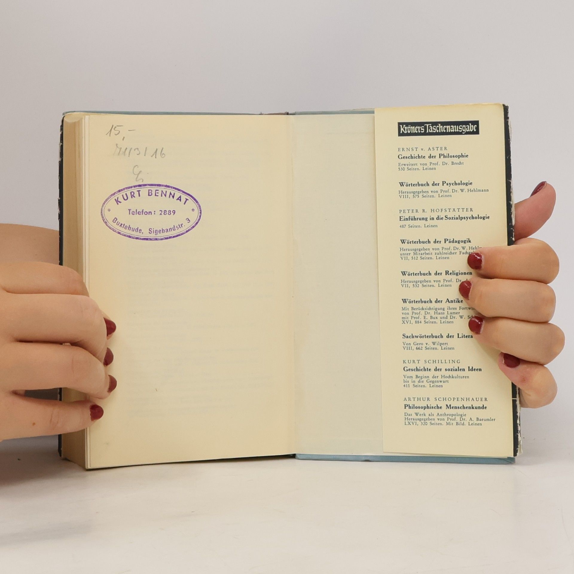 Autorenkollektiv Philosophisches Wörterbuch