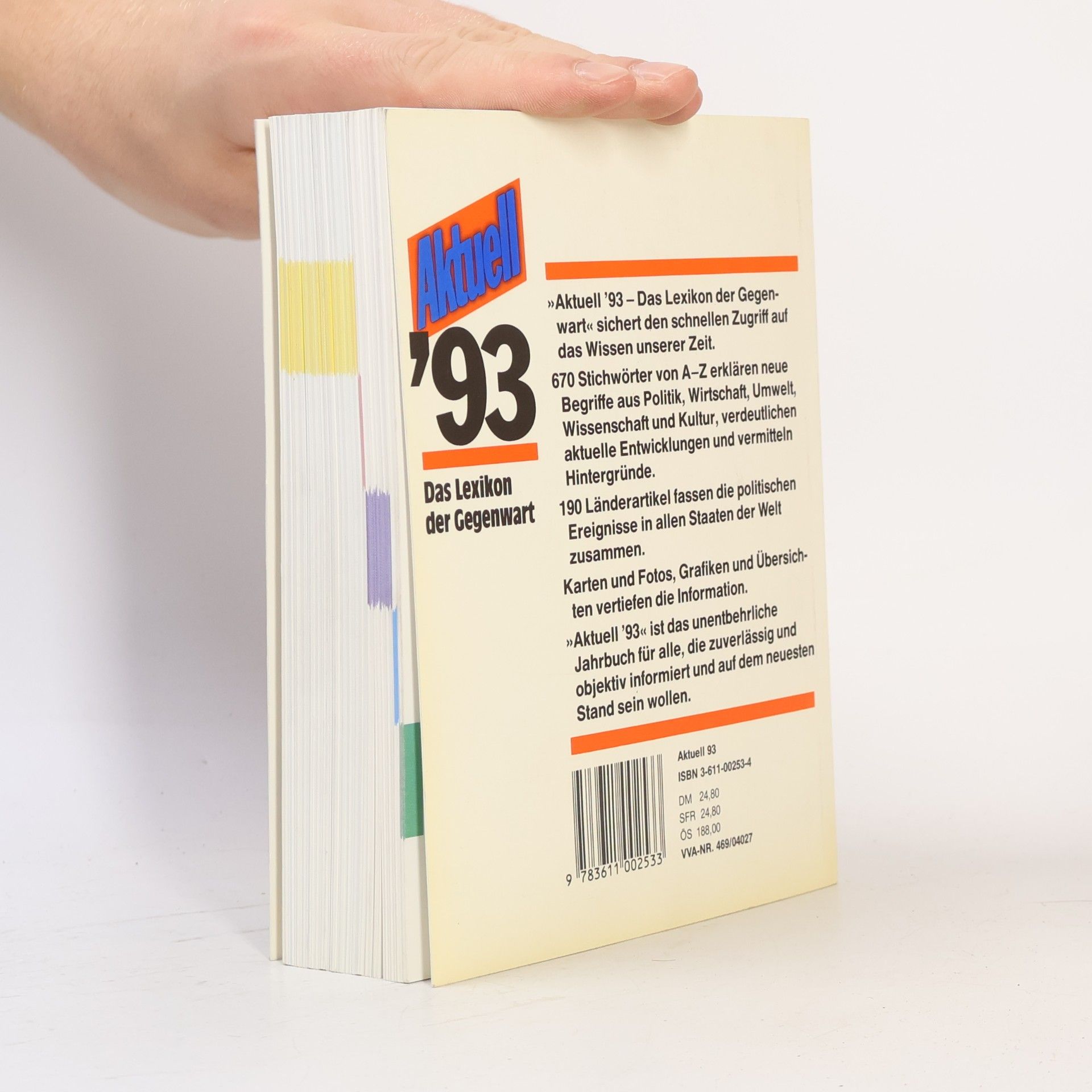 Bodo Harenberg Aktuell '93. Das Lexikon der Gegenwart