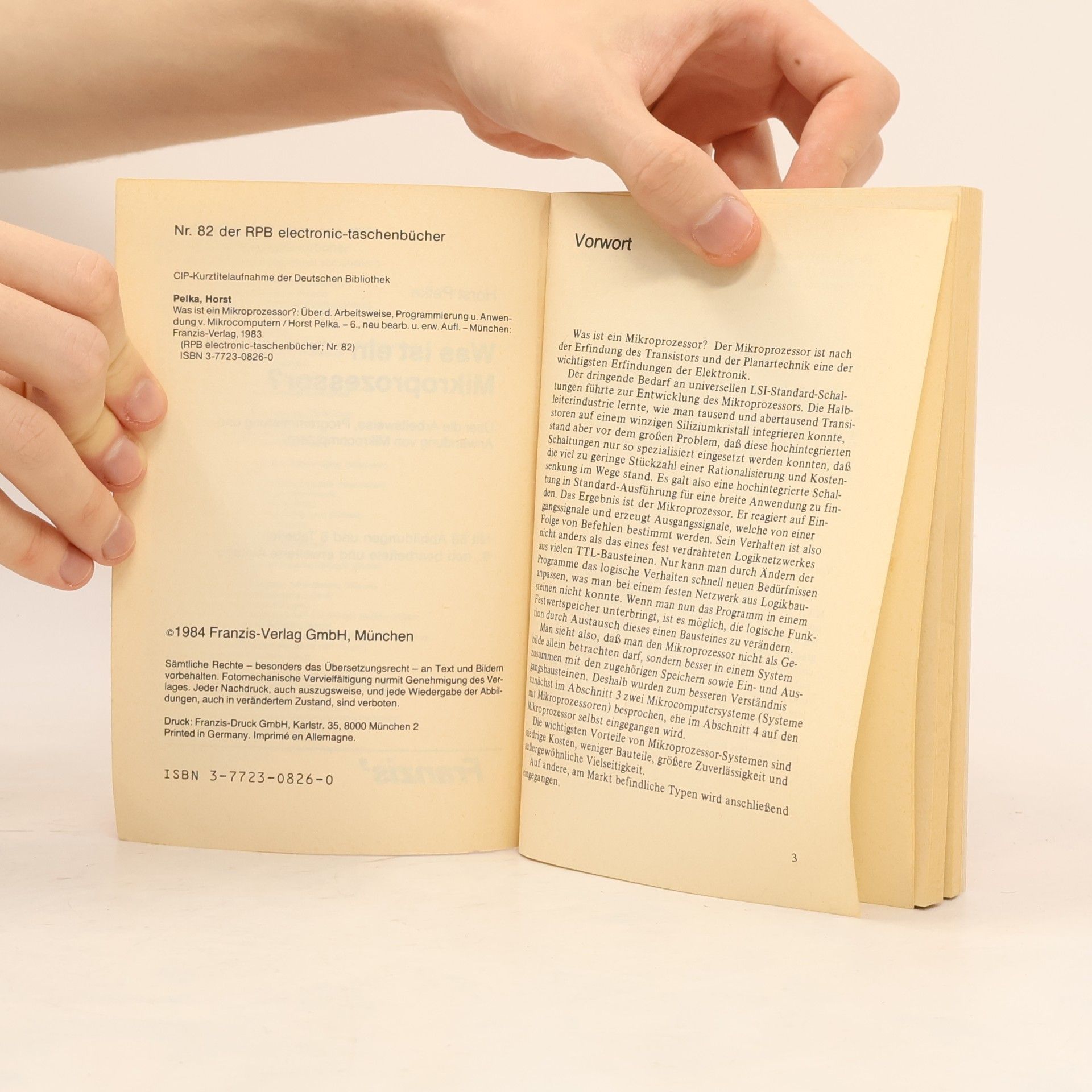 Horst Pelka RPB Electronic-Taschenbücher - 82: Was ist ein Mikroprozessor?