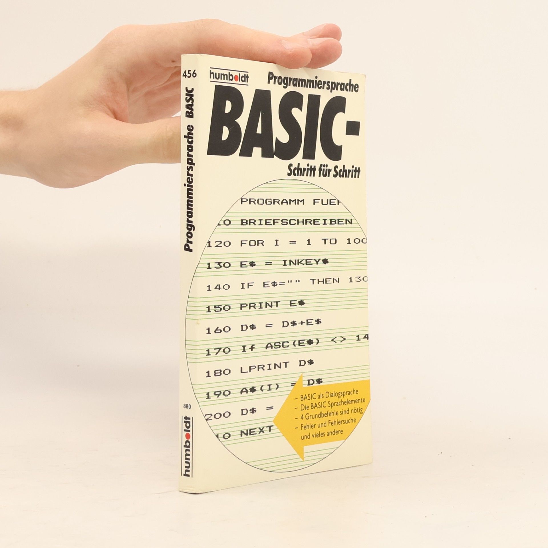 Hans Joachim Sacht Programmiersprache BASIC