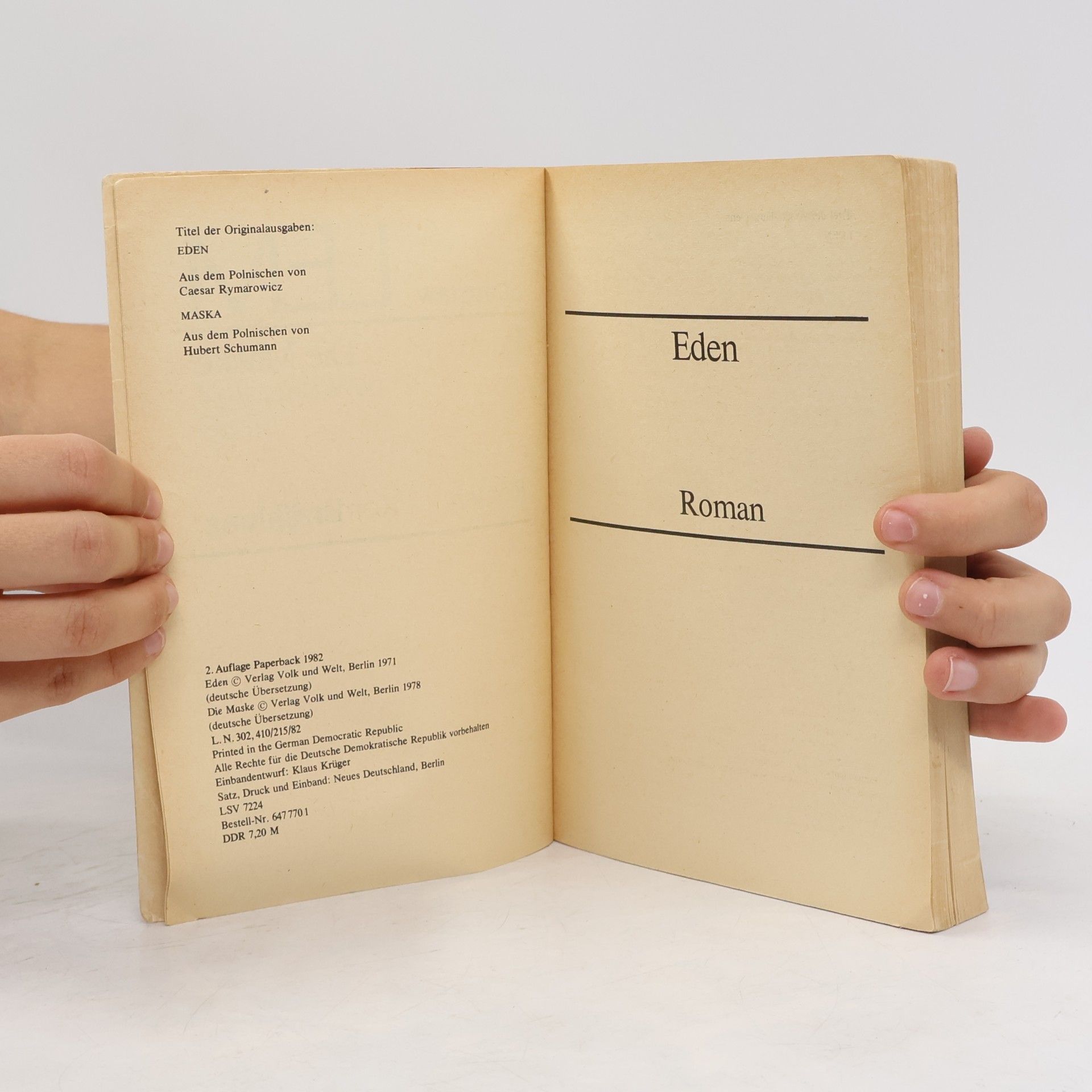 Stanisław Lem Eden. Die Maske