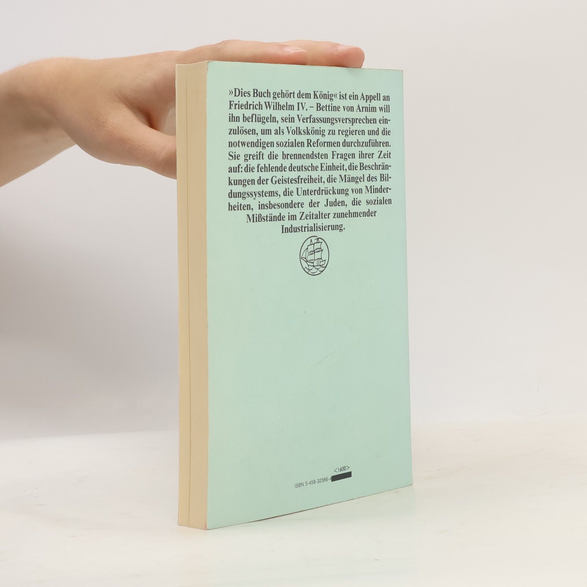 Bettina von Arnim Dies Buch gehört dem König.
