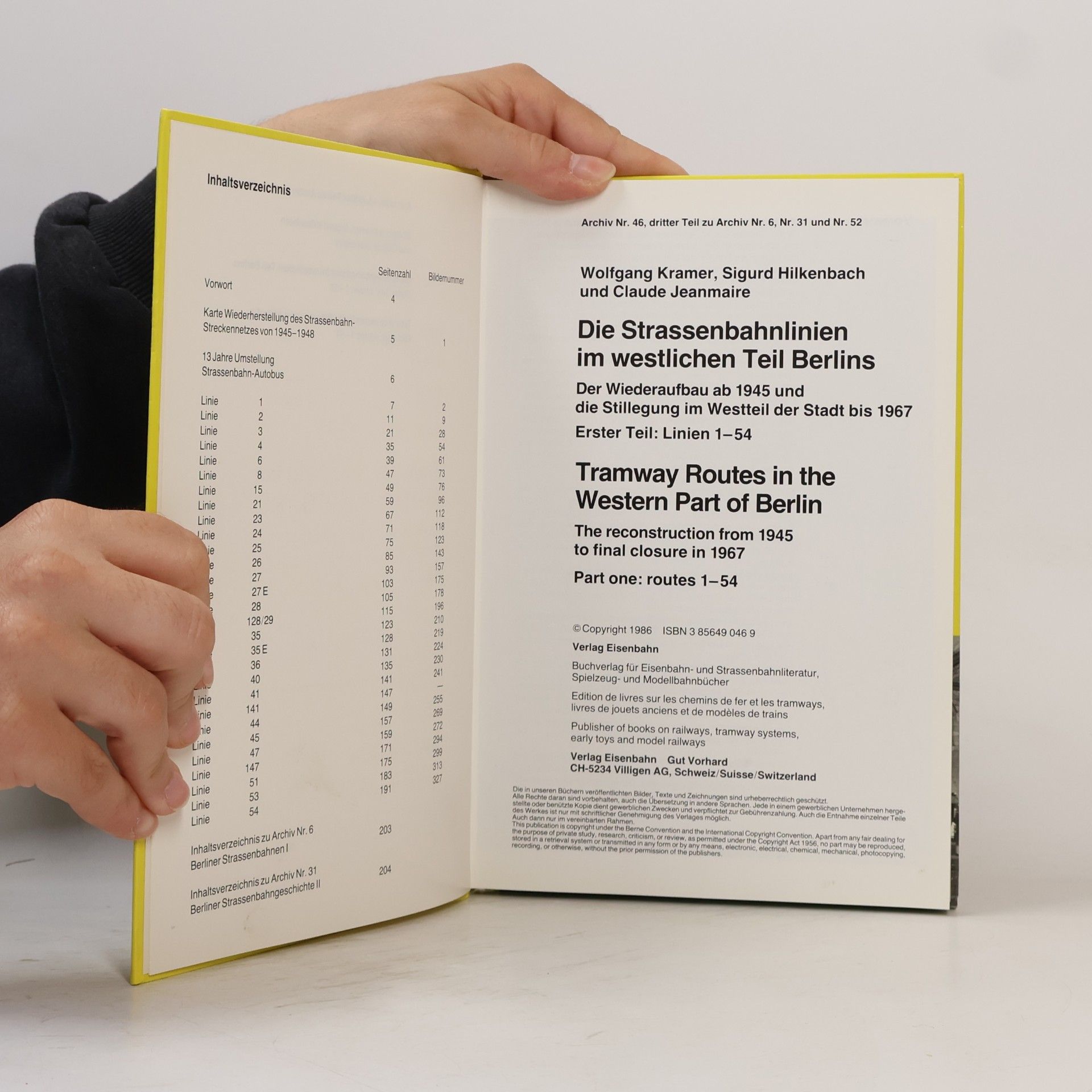Wolfgang Krämer Die Strassenbahnlinien im westlichen Teil Berlins III