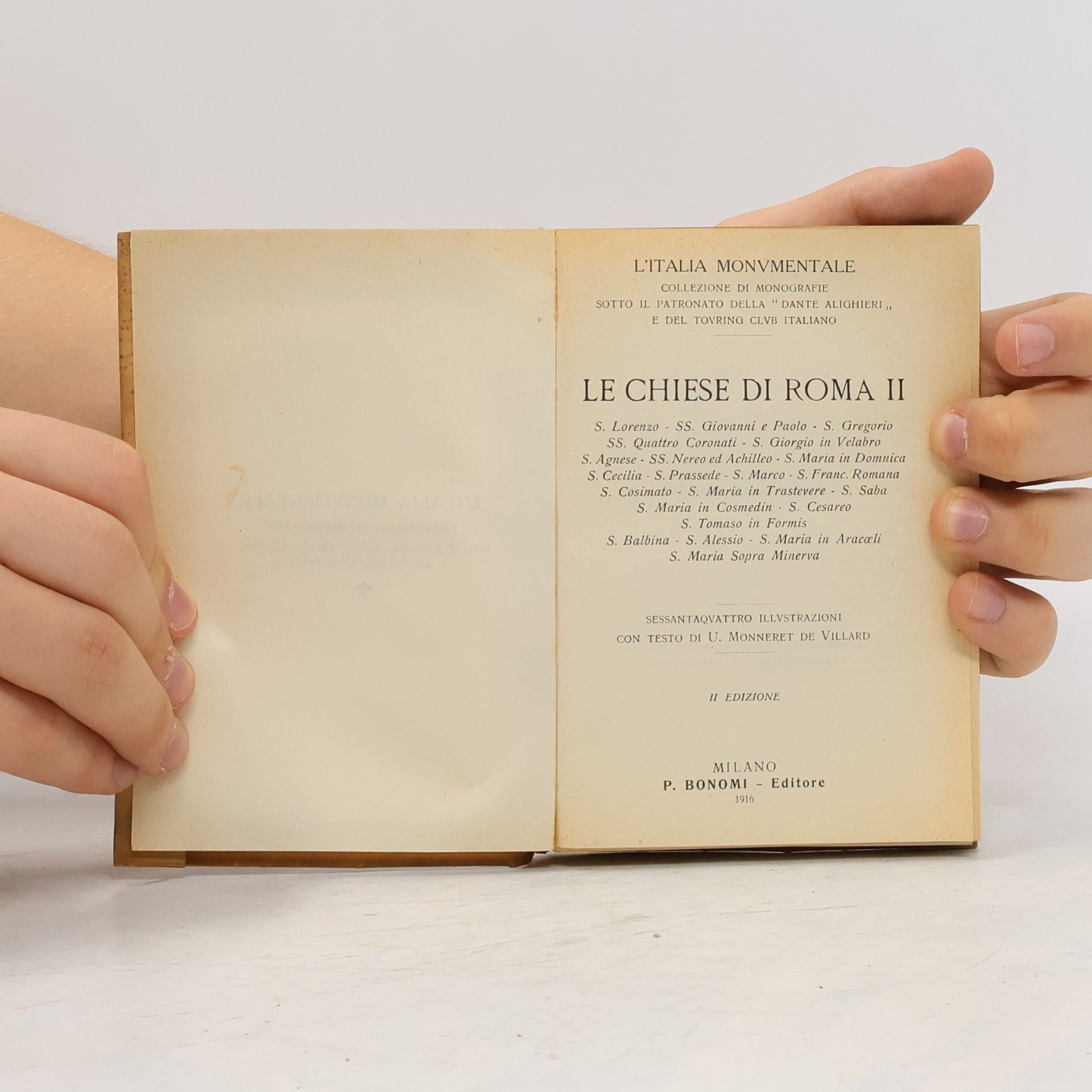 Autorenkollektiv L'italia monumentale. Le chiese di Roma II
