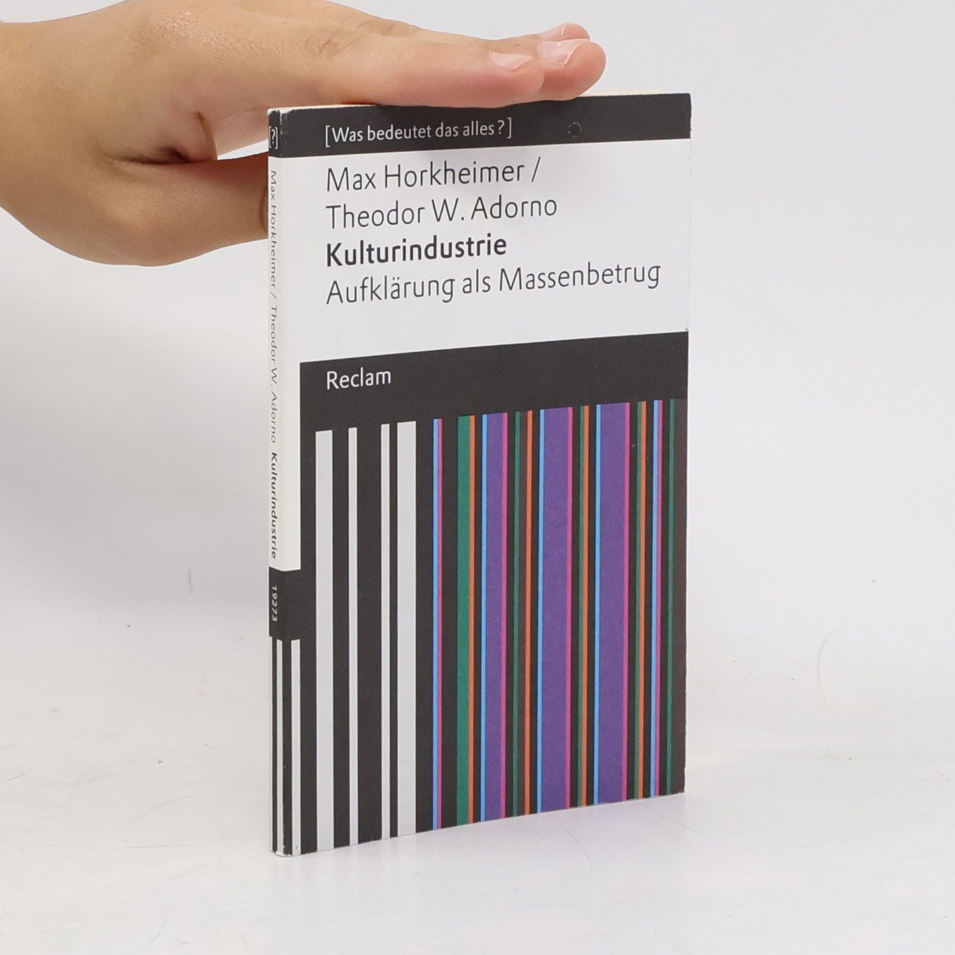 Max Horkheimer Kulturindustrie