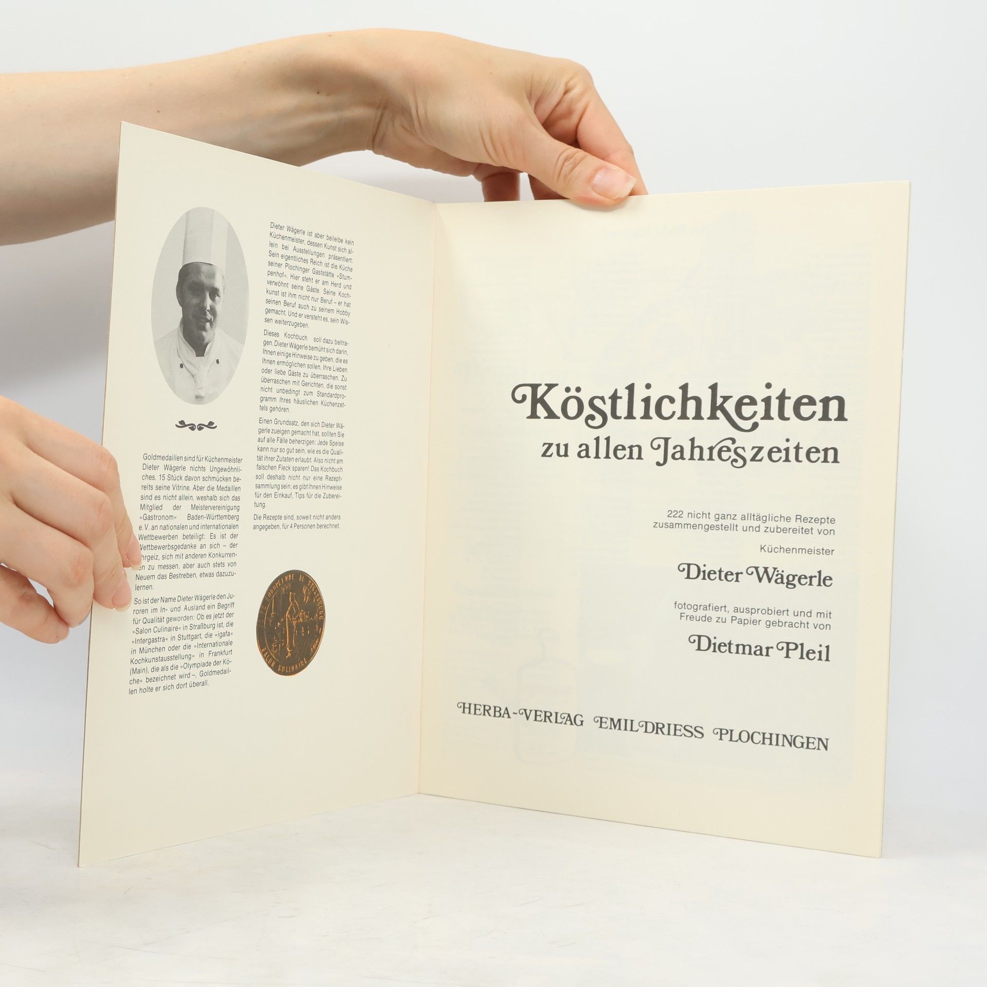 Dieter Wägerle Köstlichkeiten zu allen Jahreszeiten