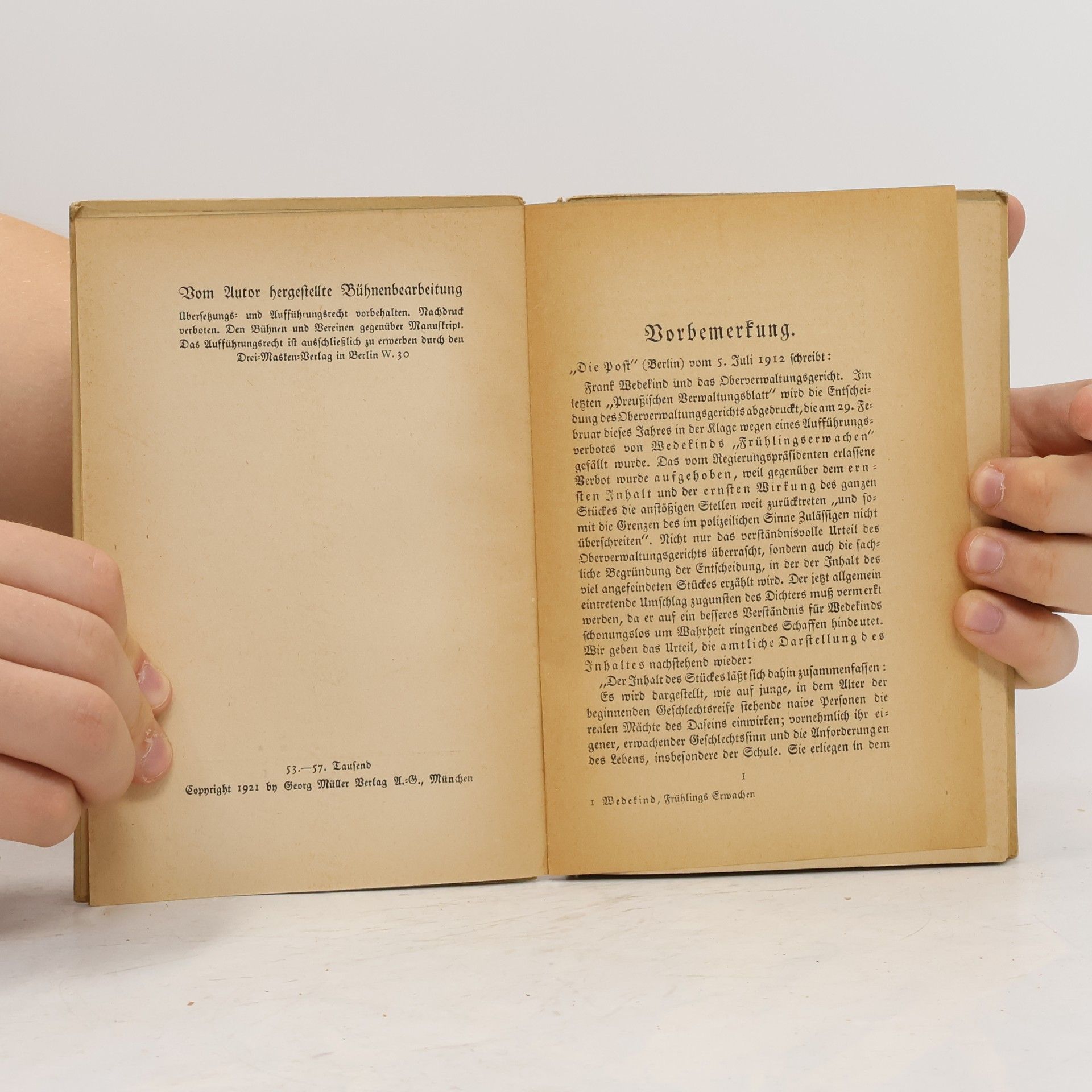 Frank Wedekind Fruhlings Erwachen