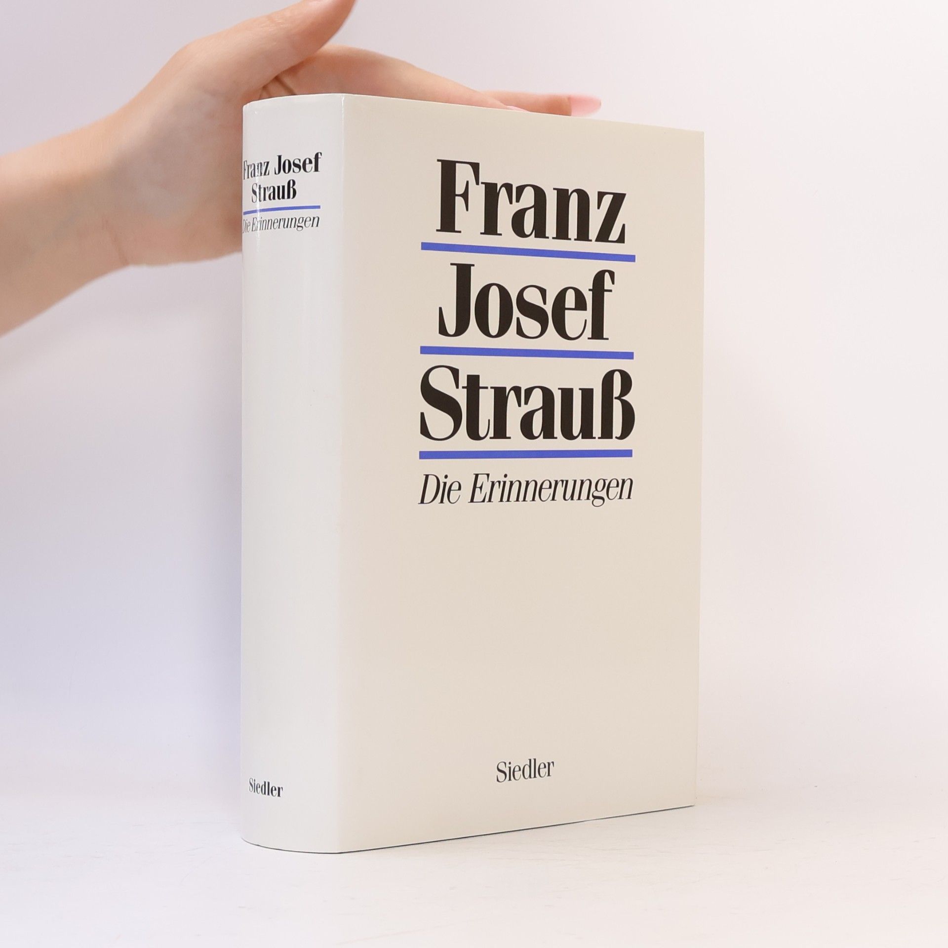 Franz Josef Strauß Die Erinnerungen