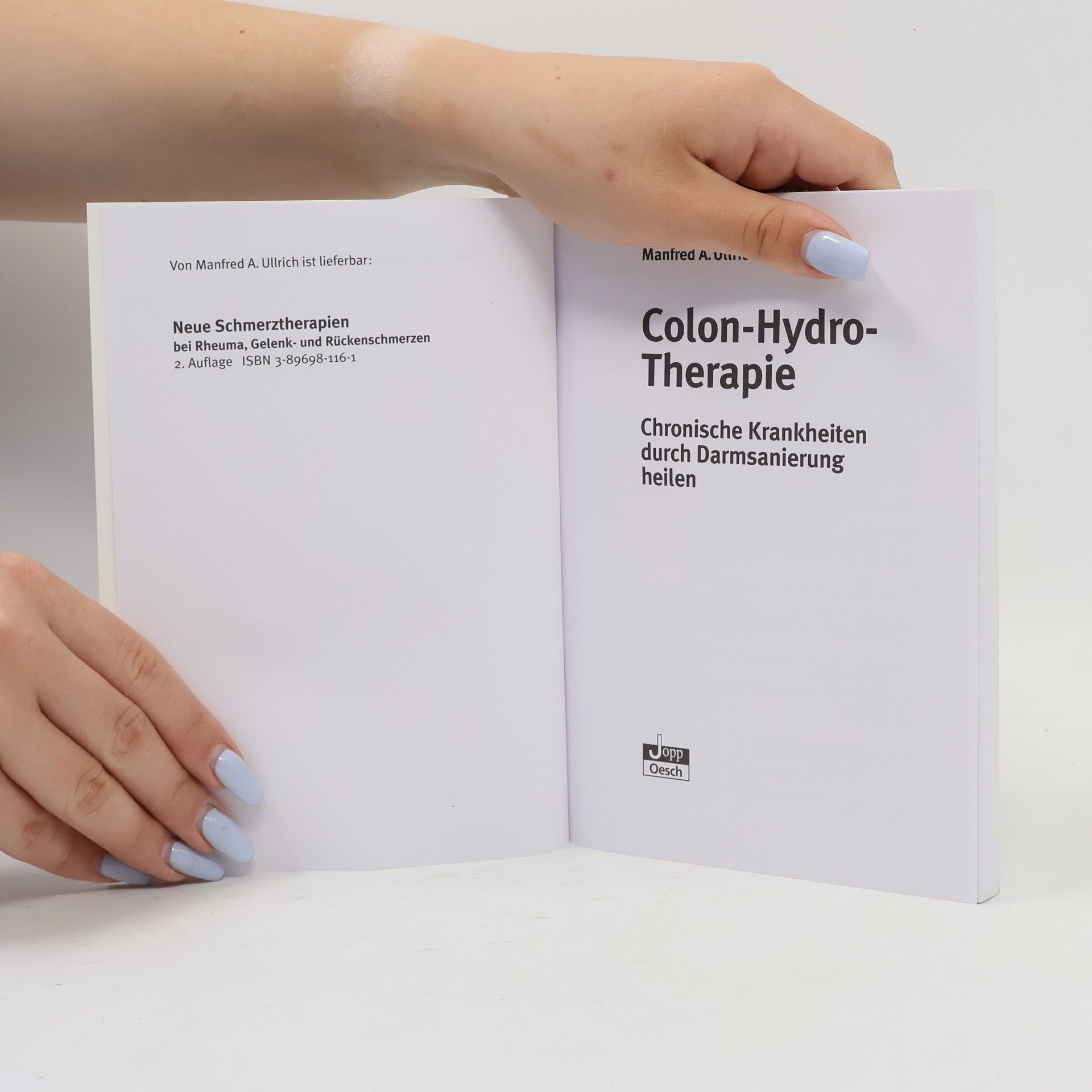 Manfred A. Ullrich Colon-Hydro-Therapie