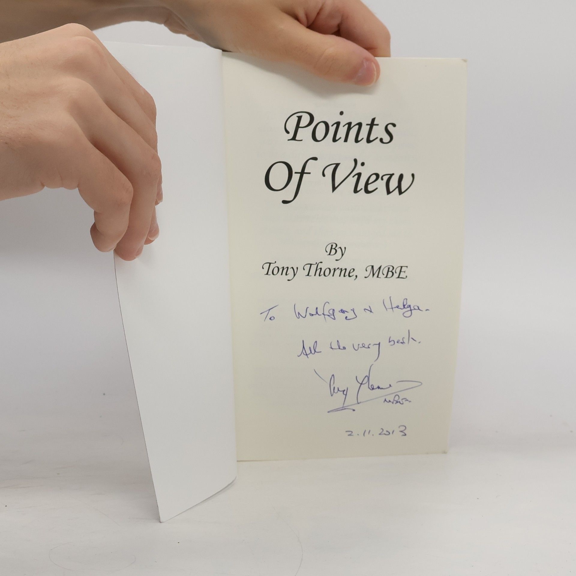 Tony Thorne Points of View