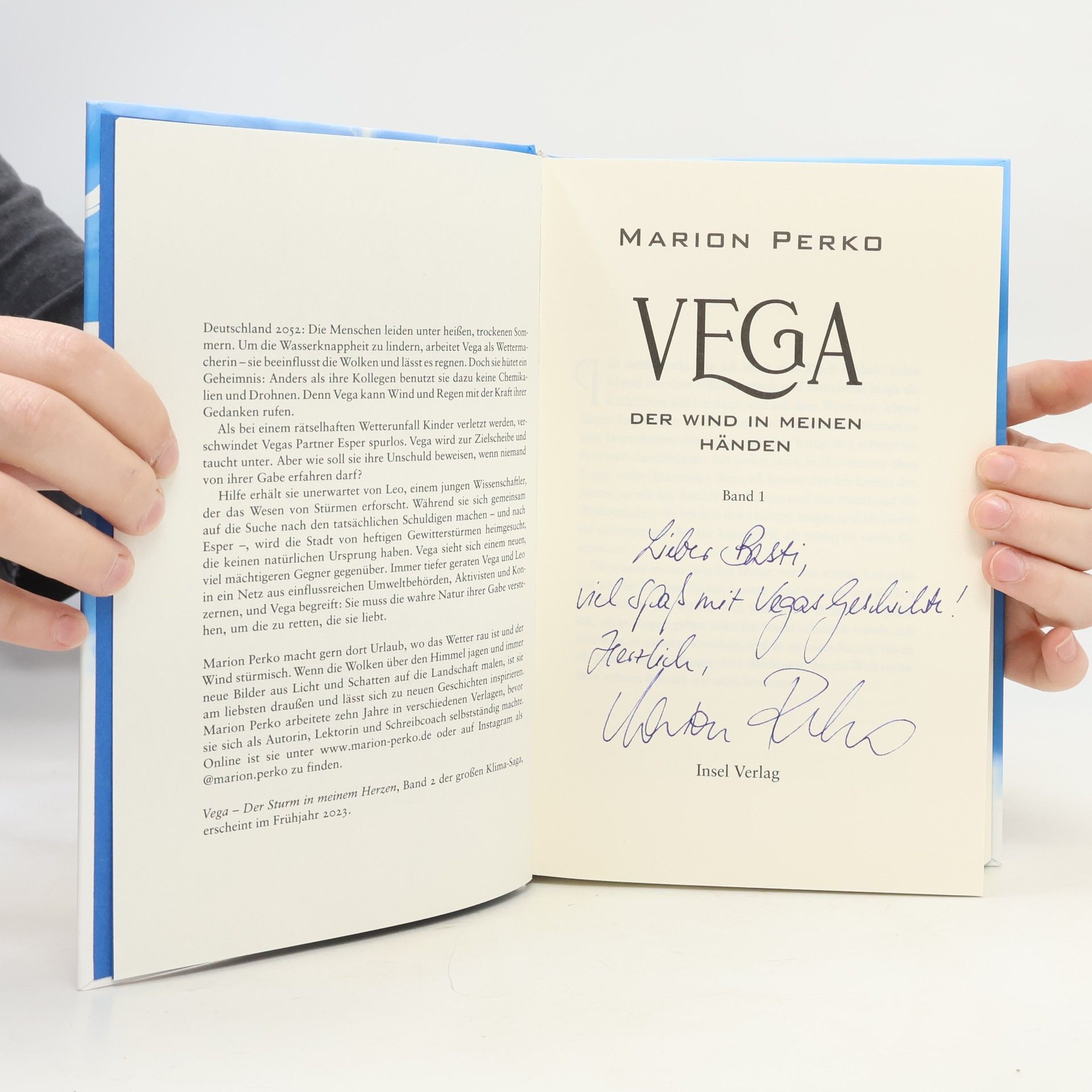 Marion Perko Vega. Der Wind in meinen Händen