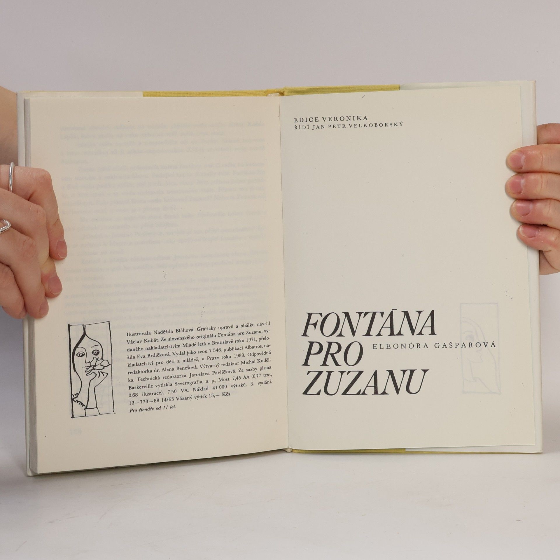 Eleonóra Gašparová Fontána pro Zuzanu