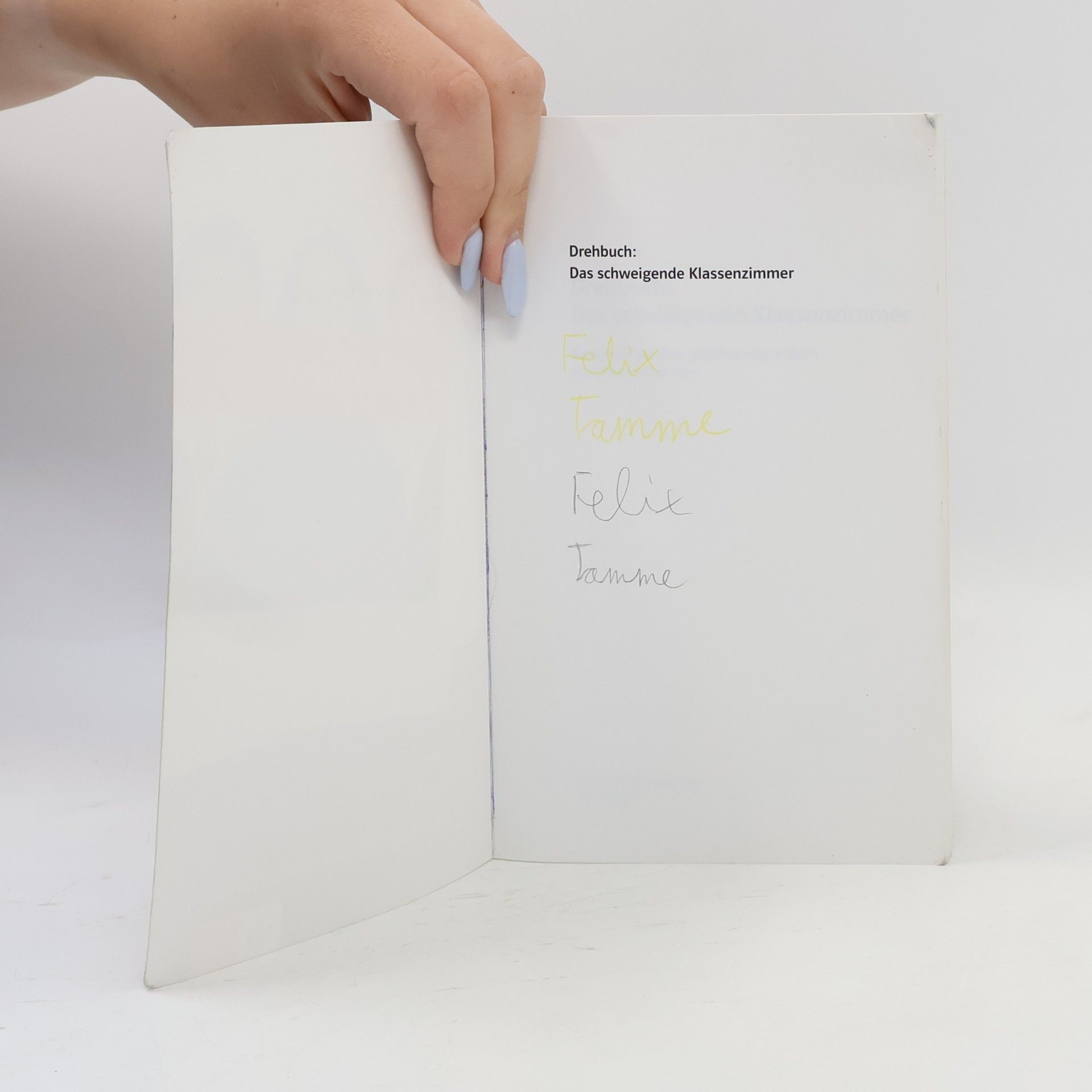 Lars Kraume Drehbuch: Das schweigende Klassenzimmer