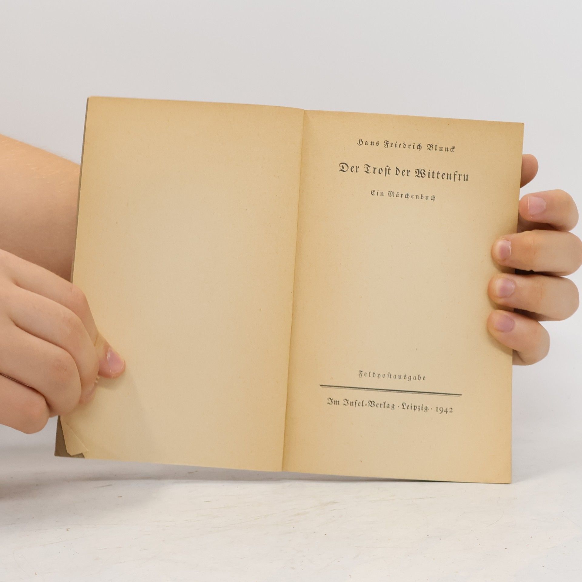 Hans Friedrich Blund Der Trost der Wittenfru