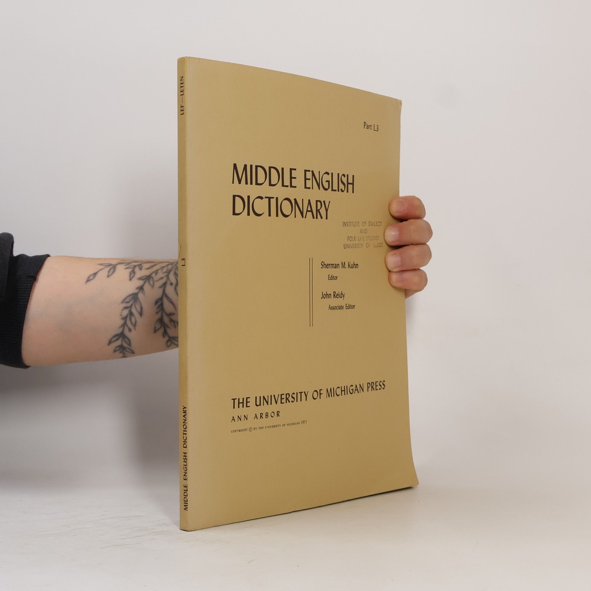 Middle English Dictionary 