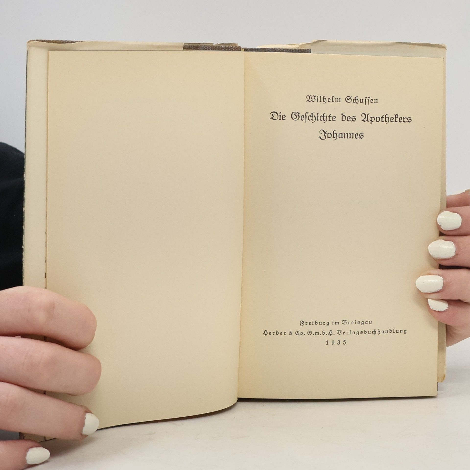 Wilhelm Schussen ie Geschichte des Apothekers Johannes
