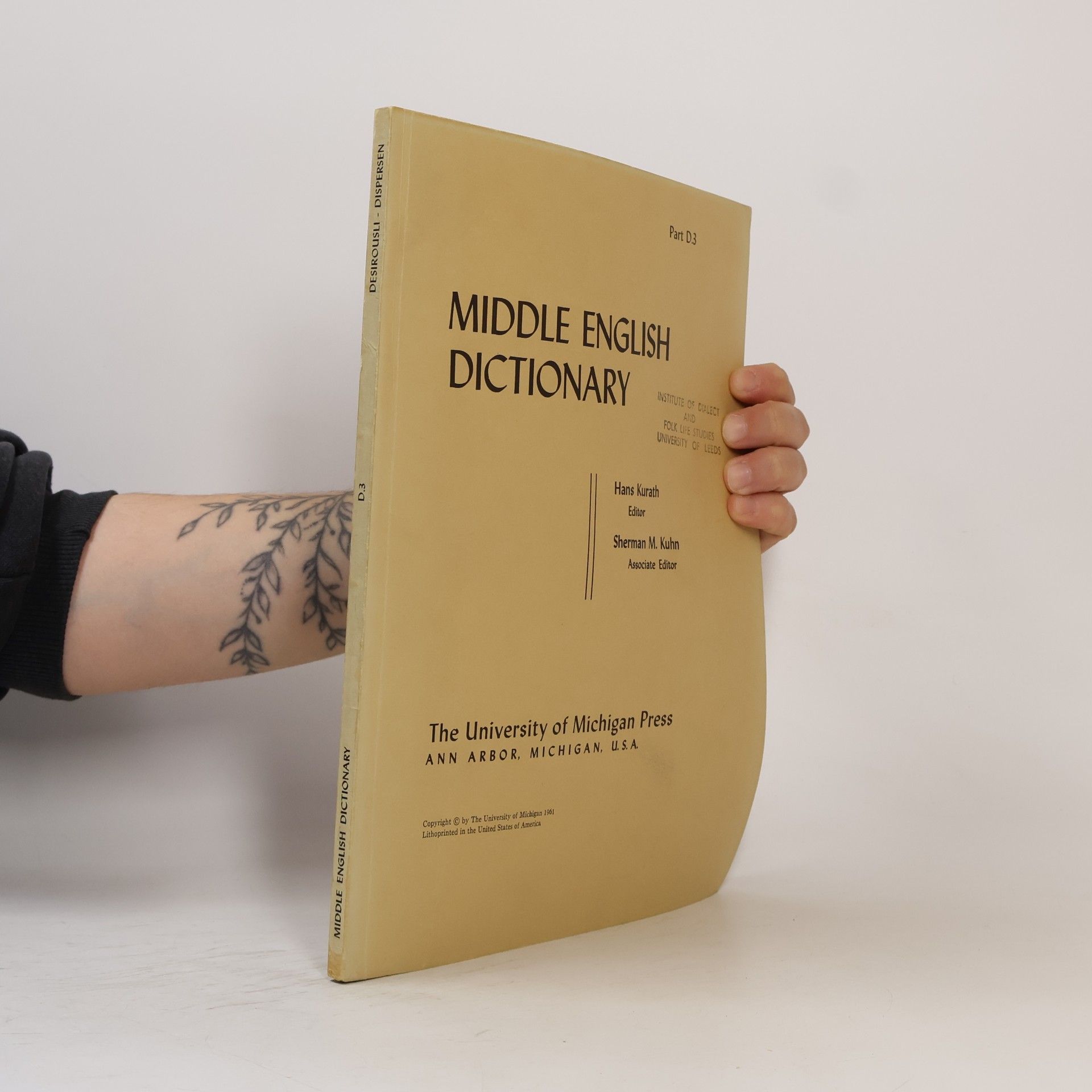 Middle English Dictionary, D3