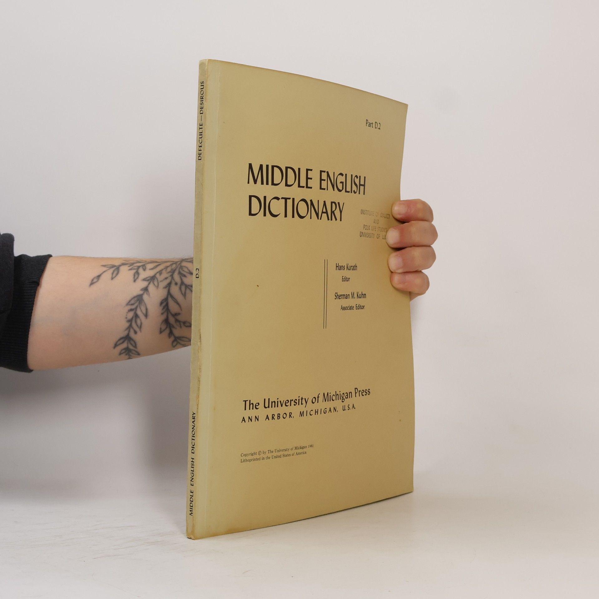 AA.VV. Middle English Dictionary