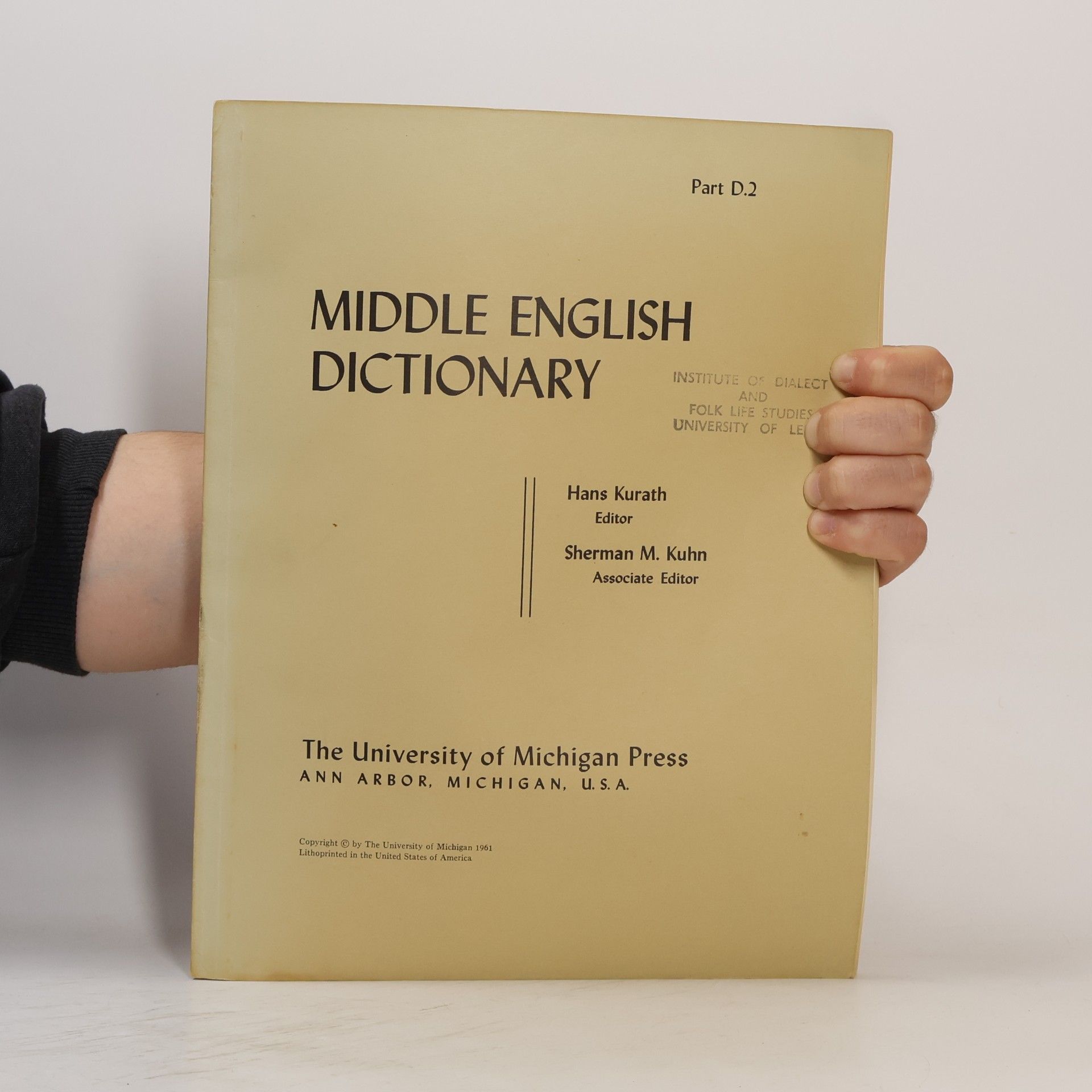 AA.VV. Middle English Dictionary