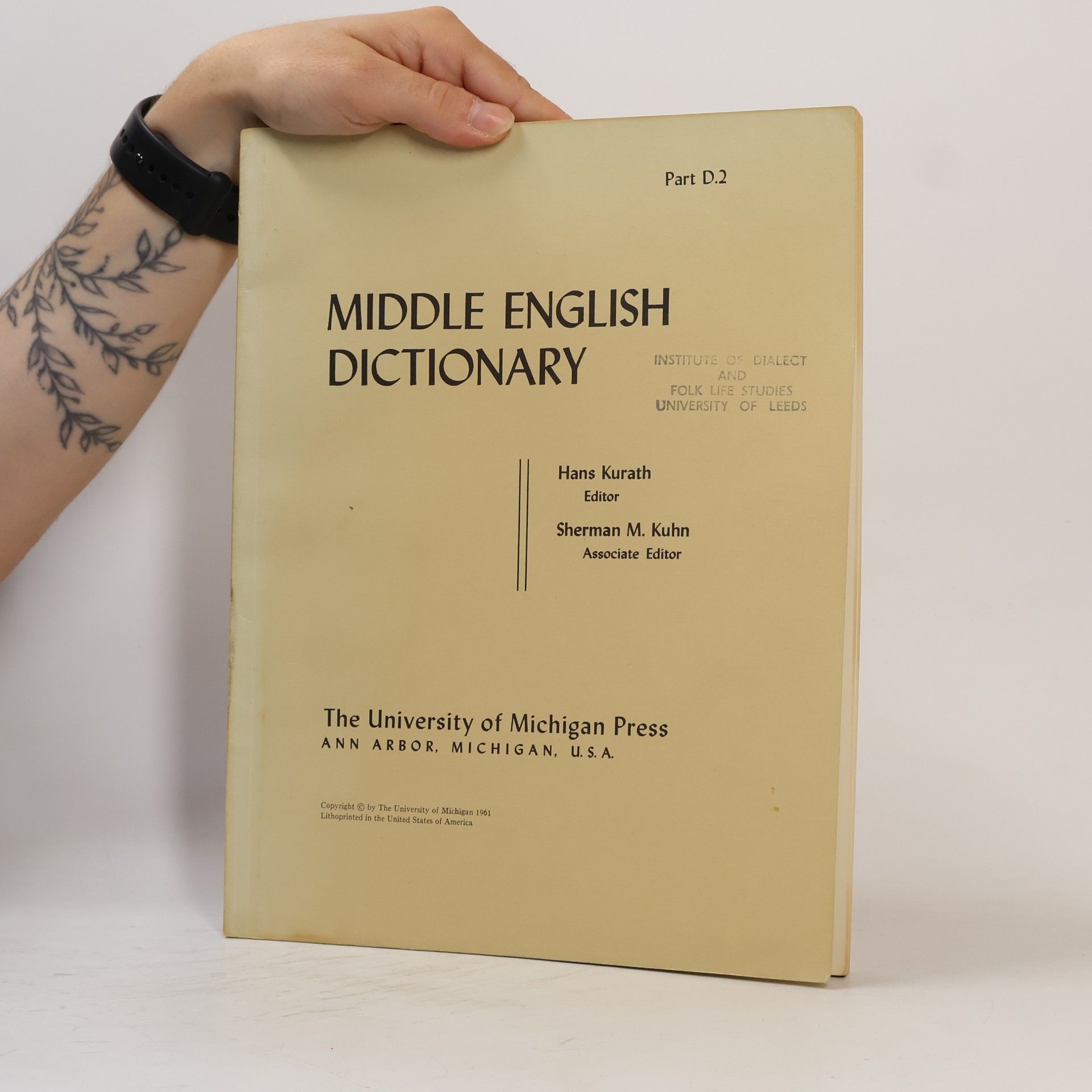 AA.VV. Middle English Dictionary