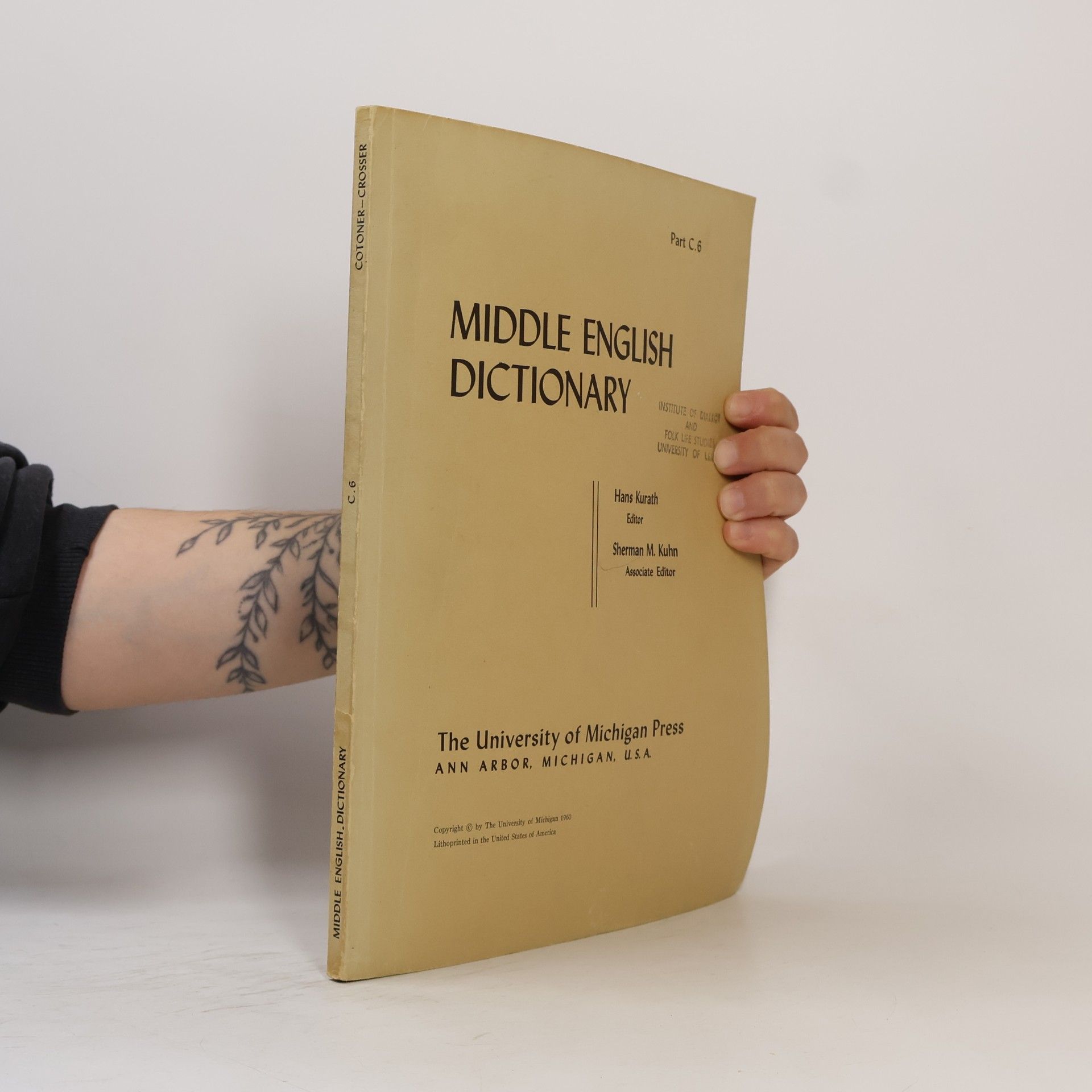 AA.VV. Middle English Dictionary Part C.6