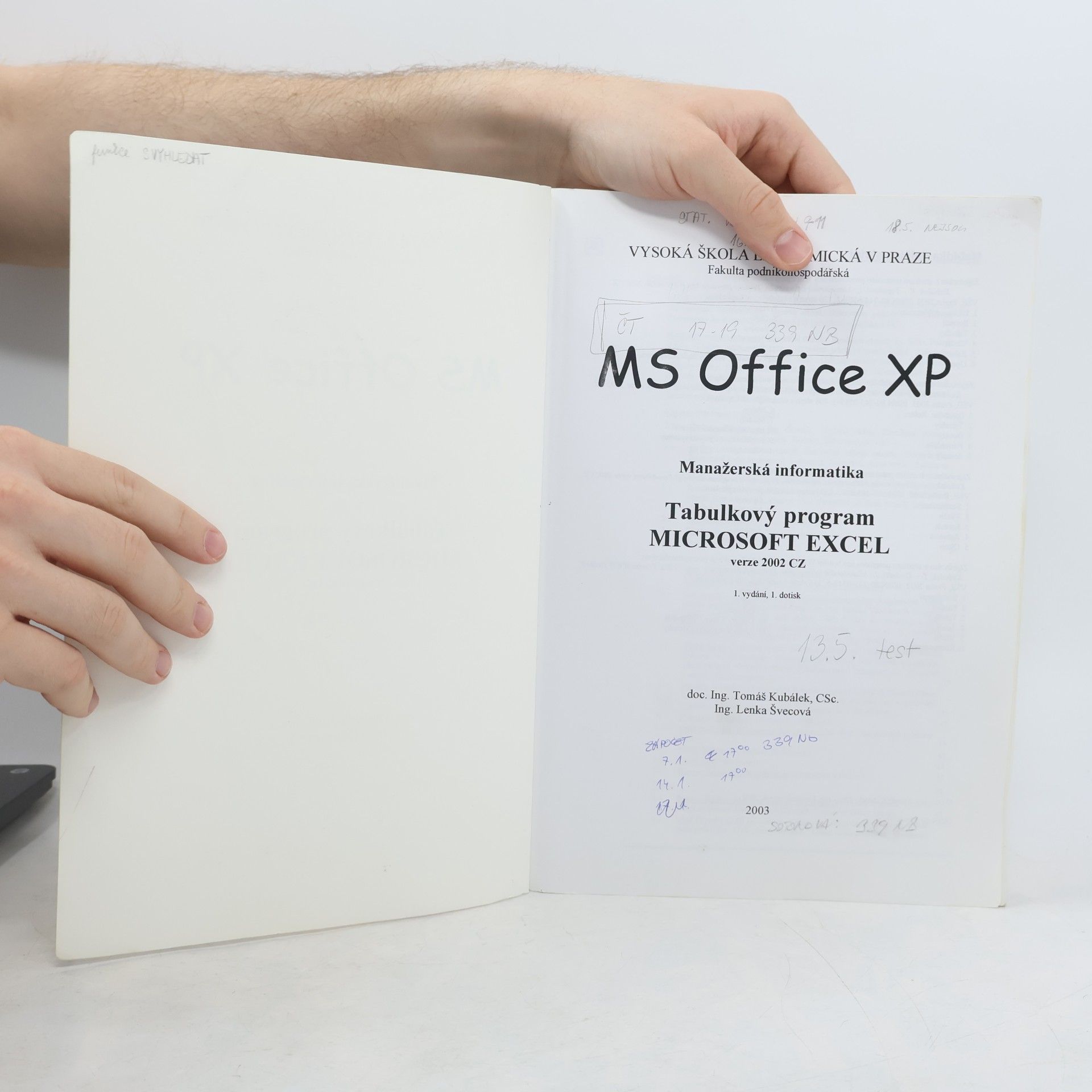 Tomáš Kubálek MS Office XP