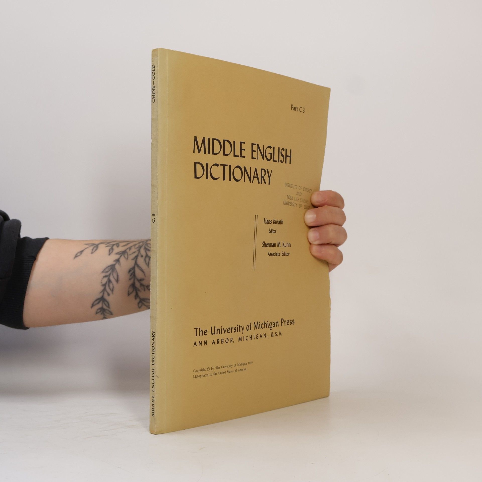 Kolektív autorov Middle English Dictionary