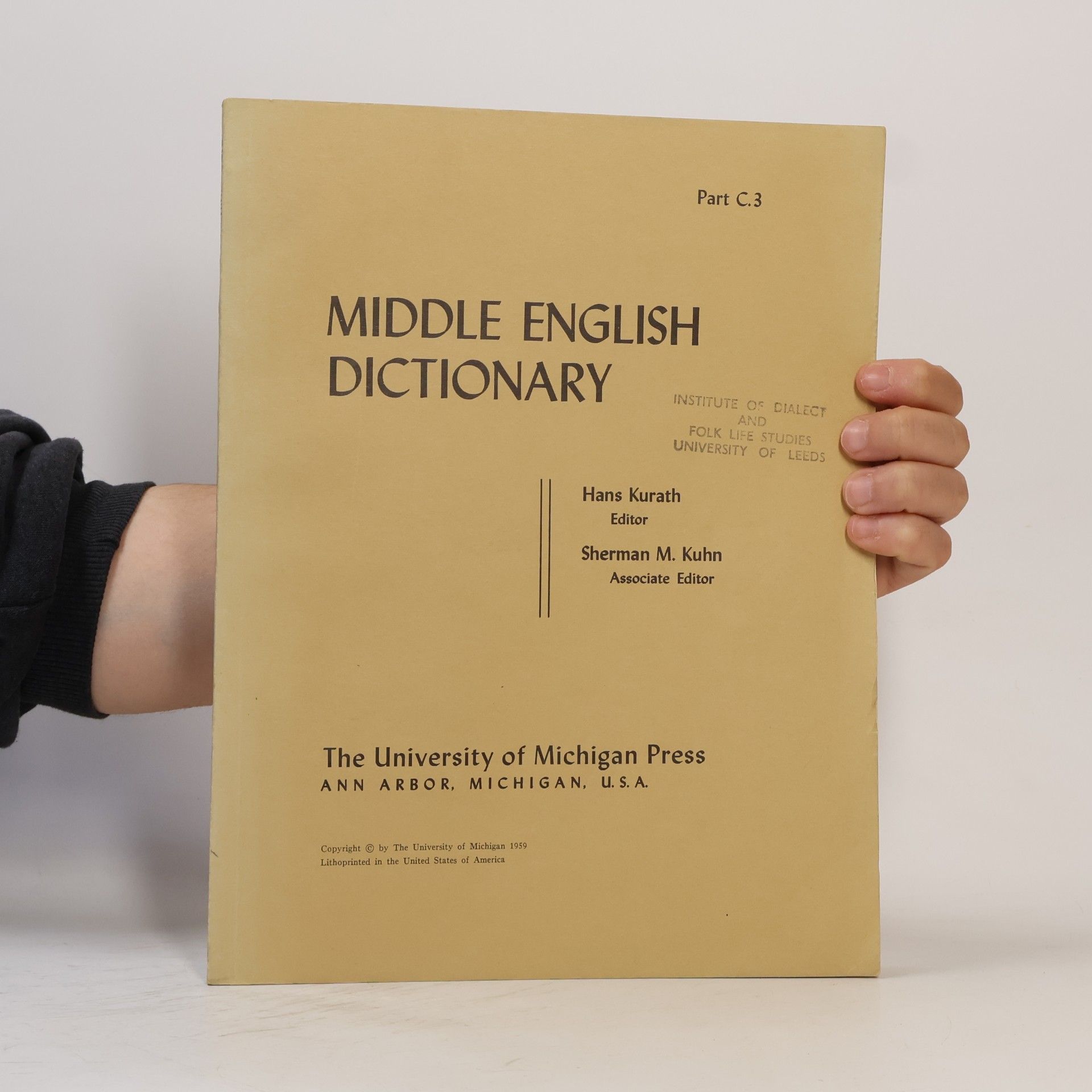 Kolektív autorov Middle English Dictionary