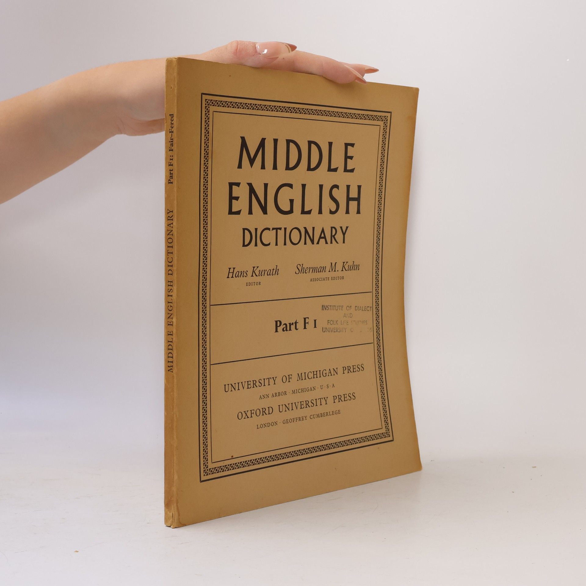 Middle English Dictionary