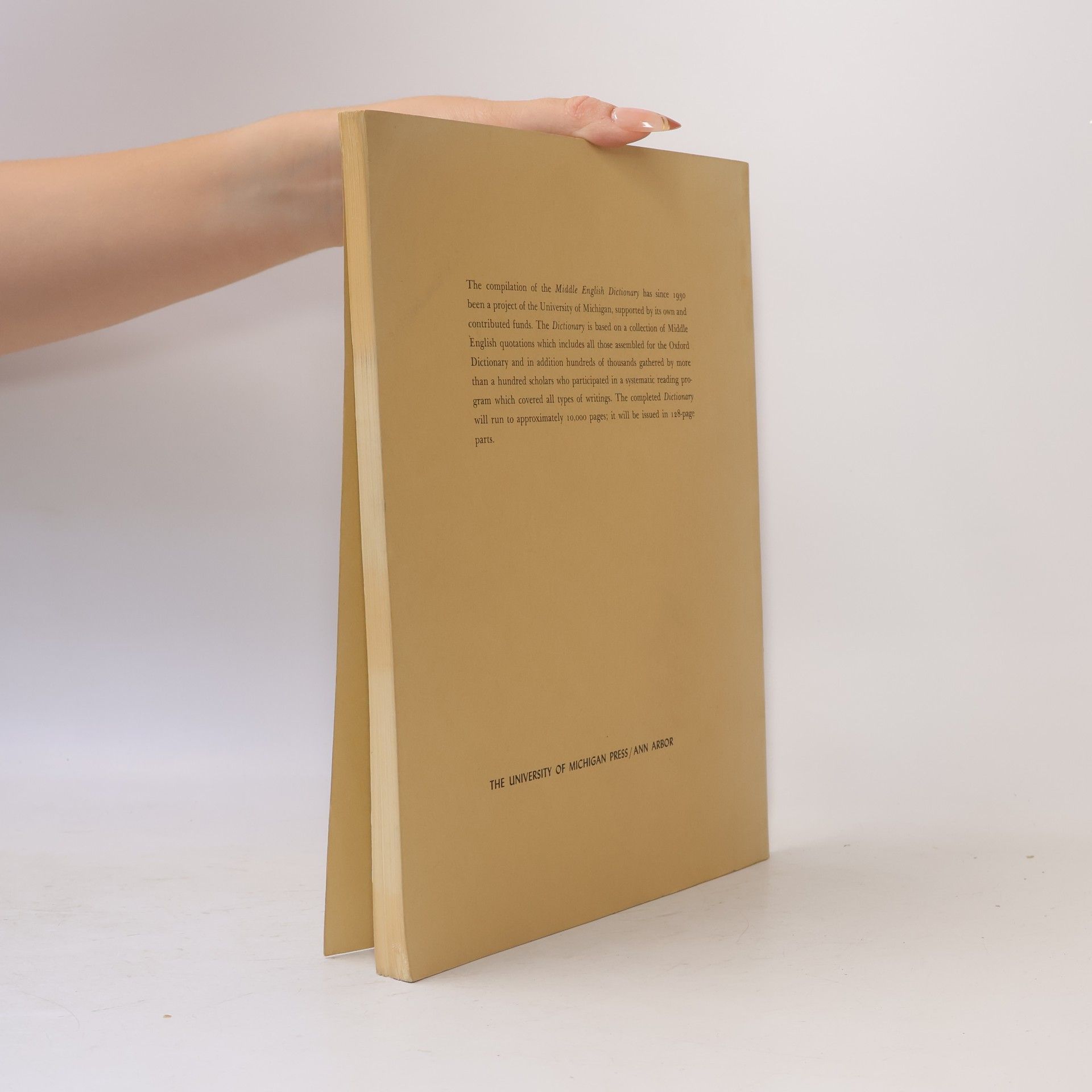 Sherman M. Kuhn Middle English Dictionary