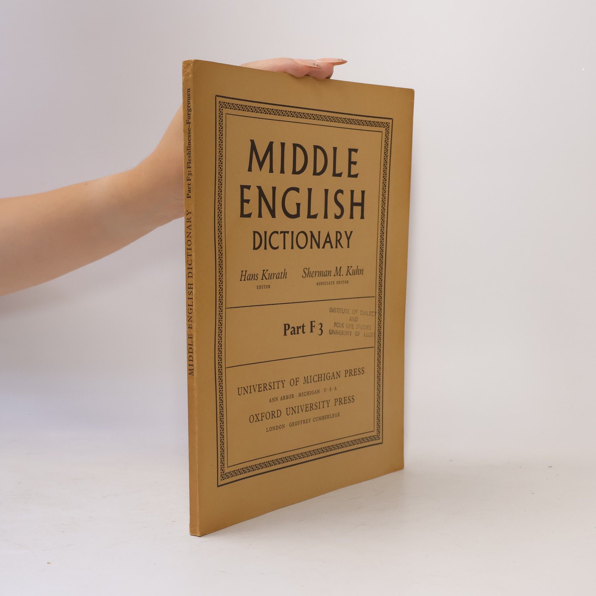 Middle English Dictionary F3