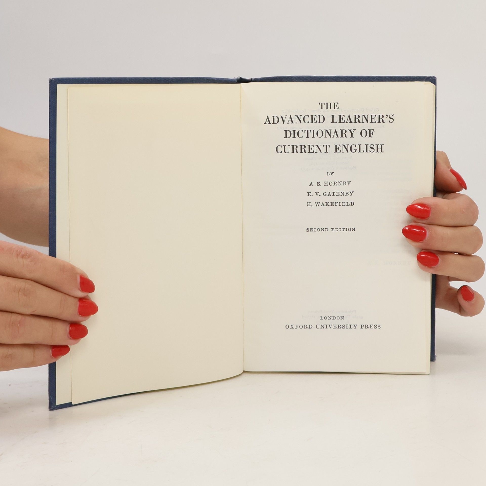 Albert Sydney Hornby The Advanced Learner's Dictionary of Current English