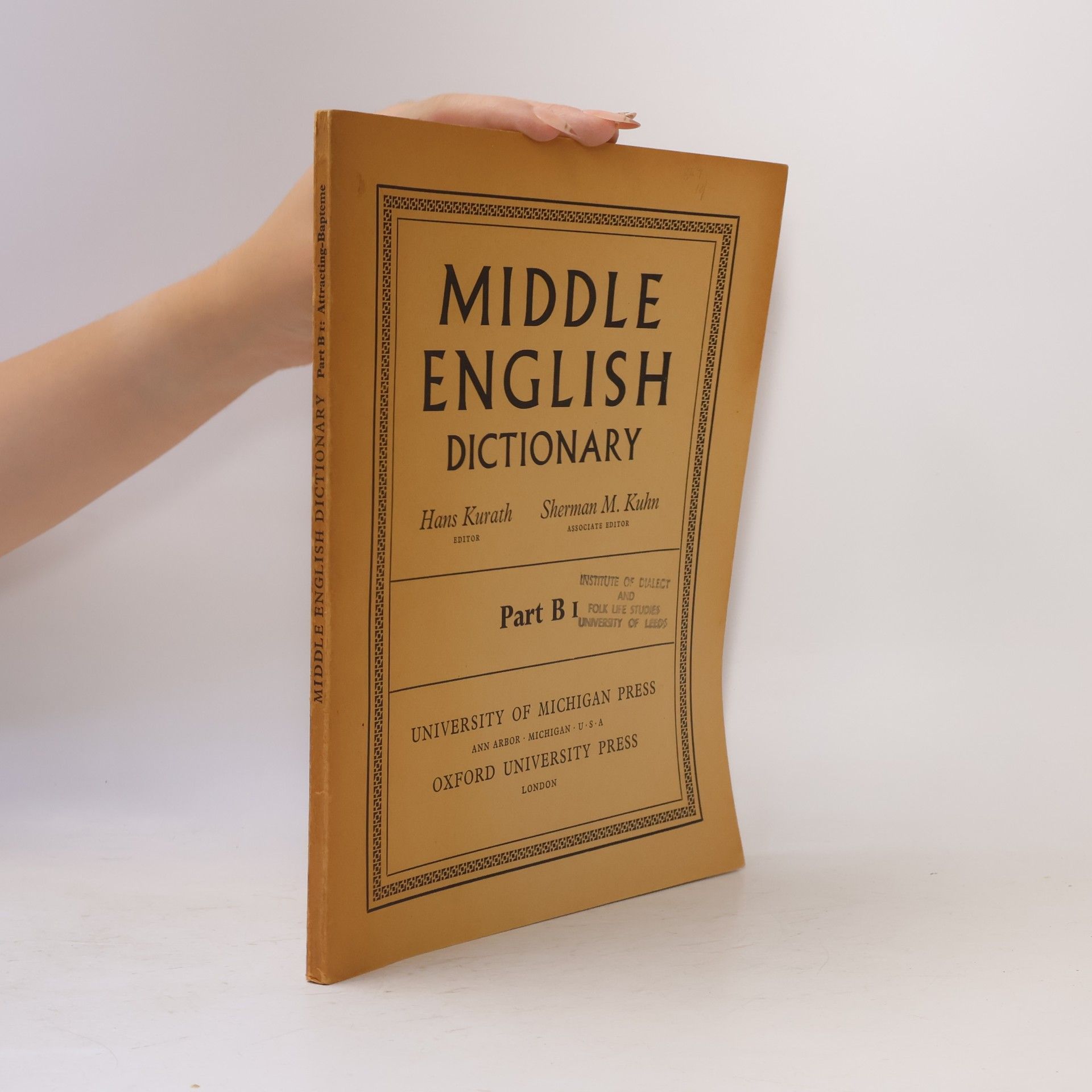 Middle English Dictionary