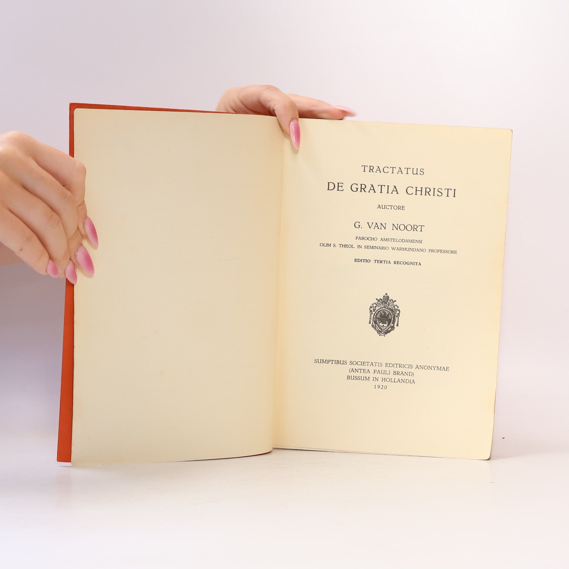 G. J. van Noort Tractatus de Gratia Christi