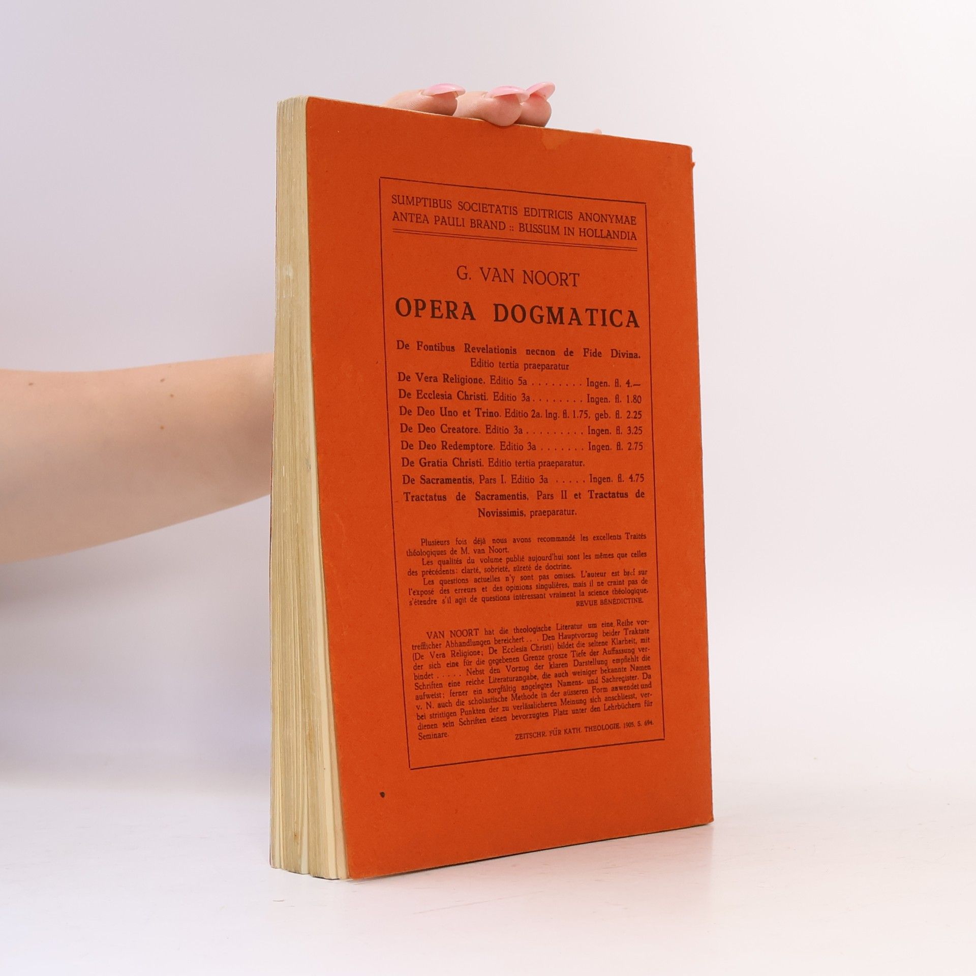 G. J. van Noort Tractatus de Deo creatore