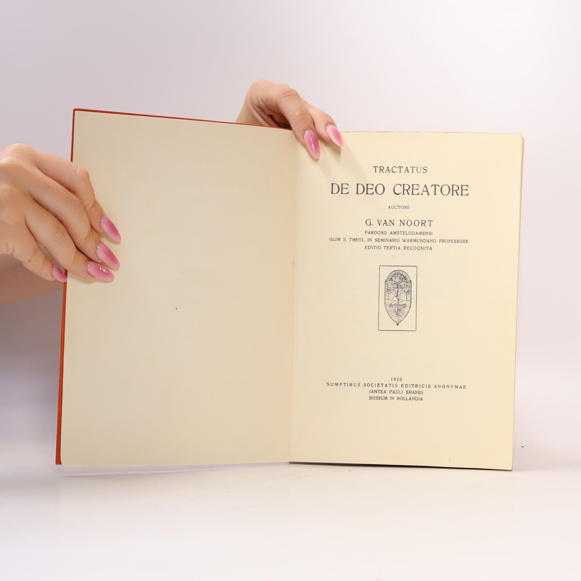 G. J. van Noort Tractatus de Deo creatore