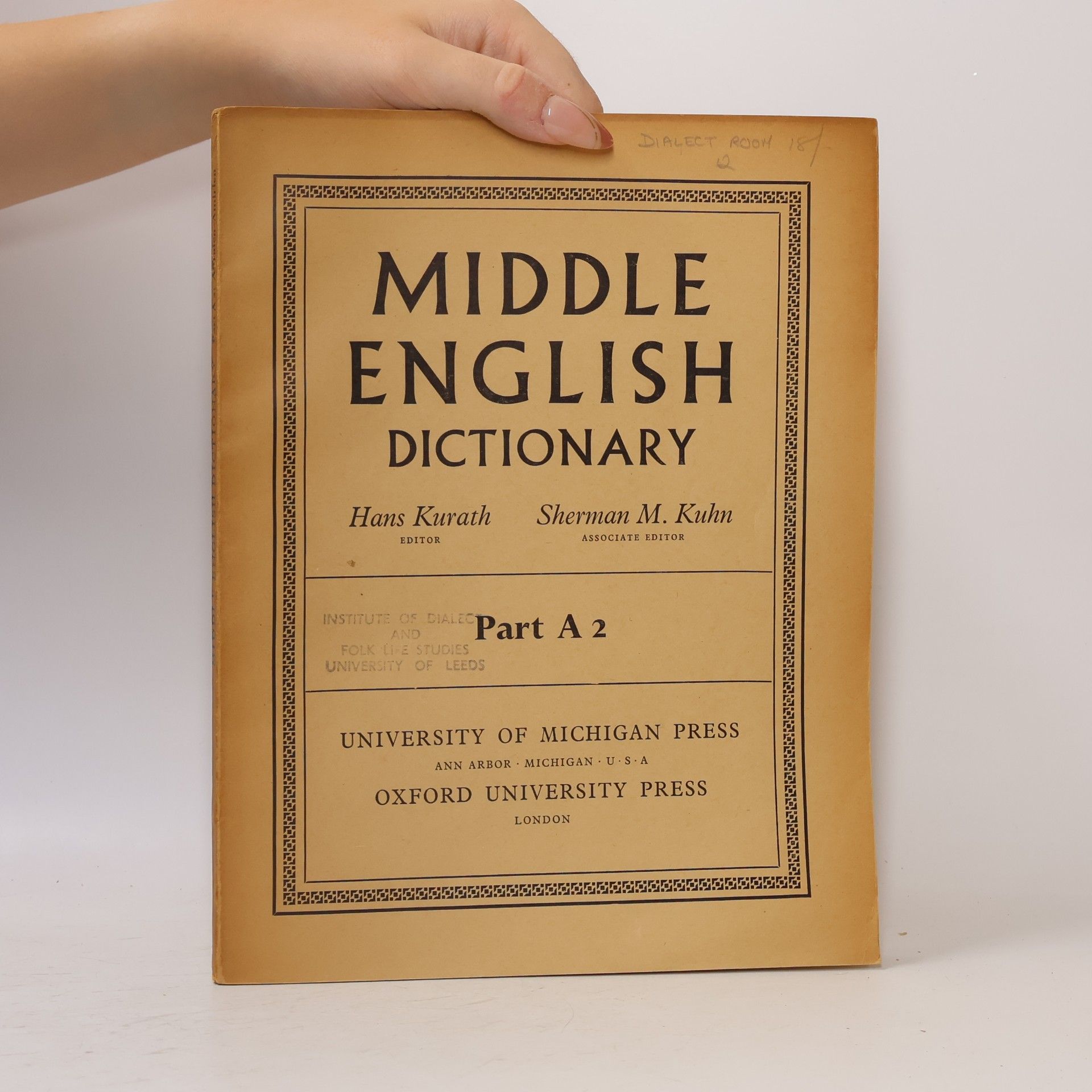 AA.VV. Middle English Dictionary