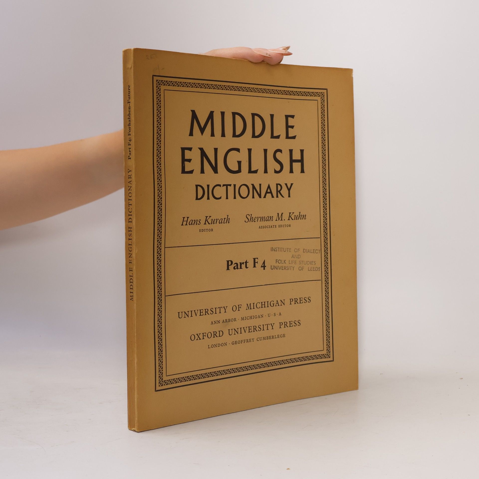 Middle English Dictionary