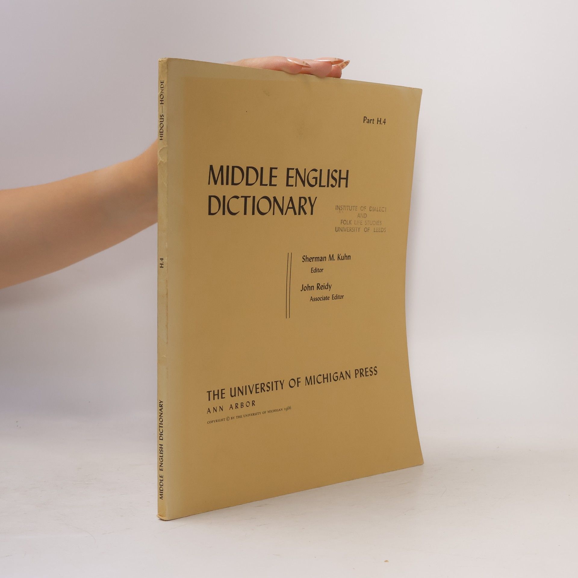 Middle English Dictionary