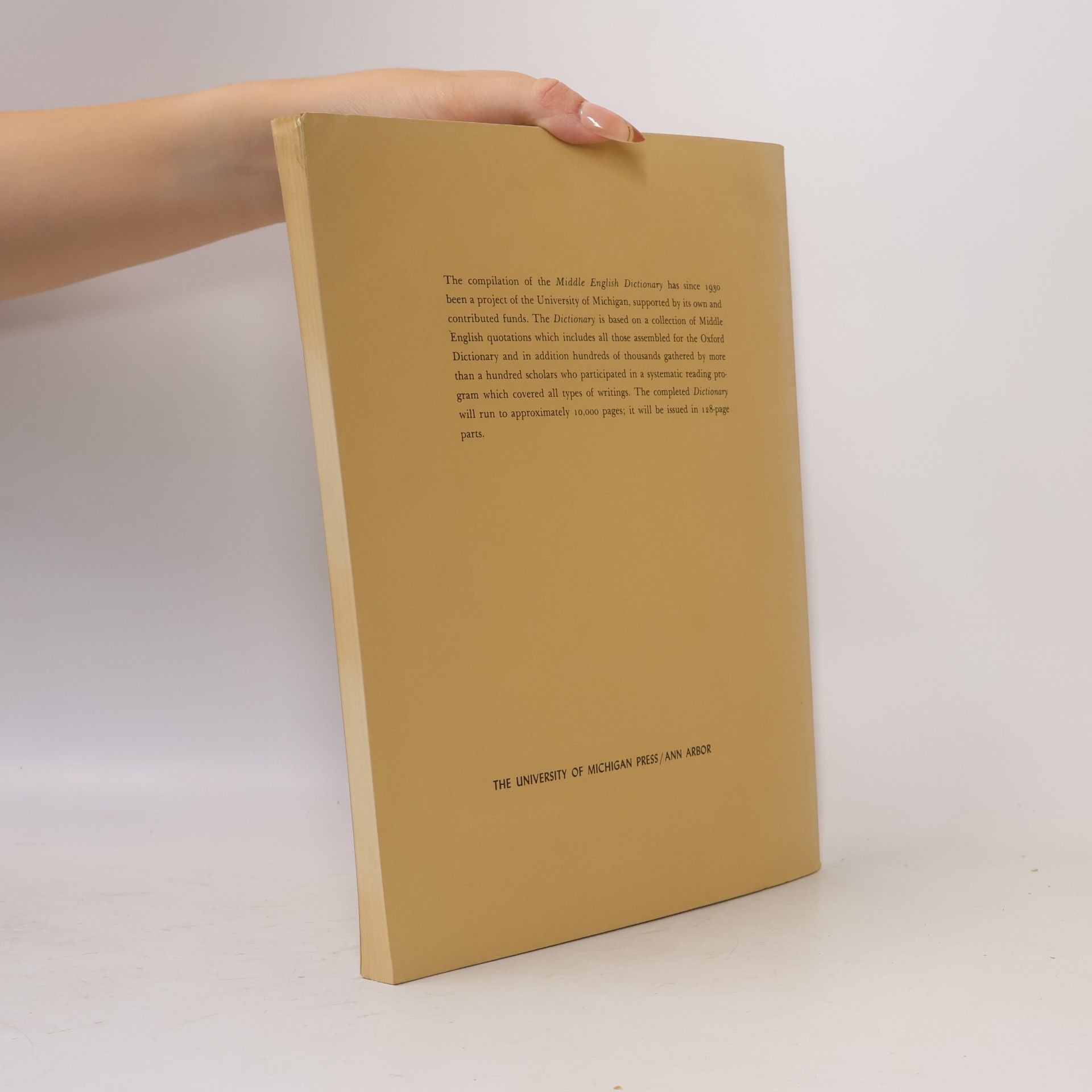 Sherman M. Kuhn Middle English Dictionary