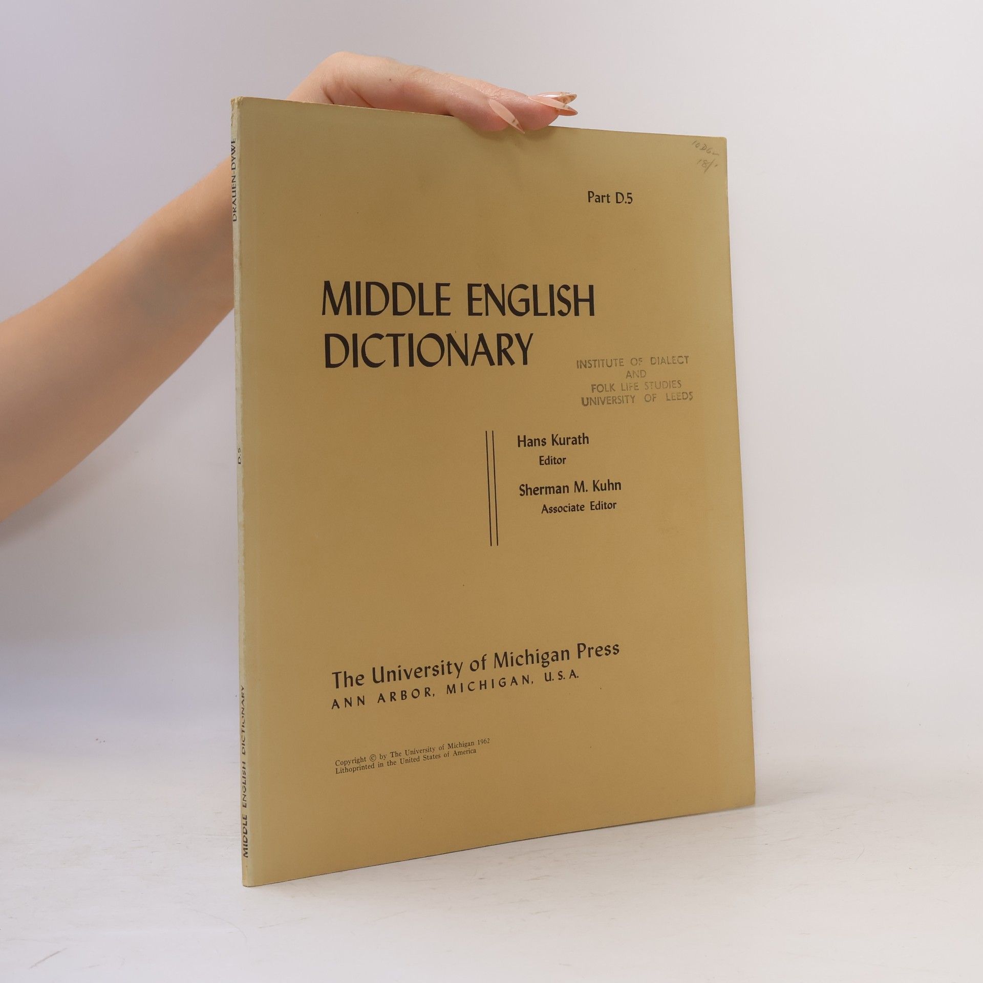 Middle English Dictionary D5