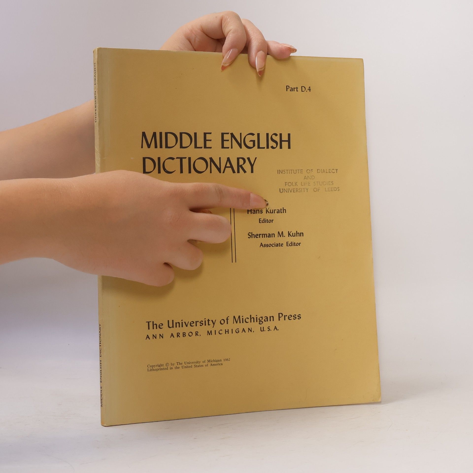 Sherman M. Kuhn Middle English Dictionary