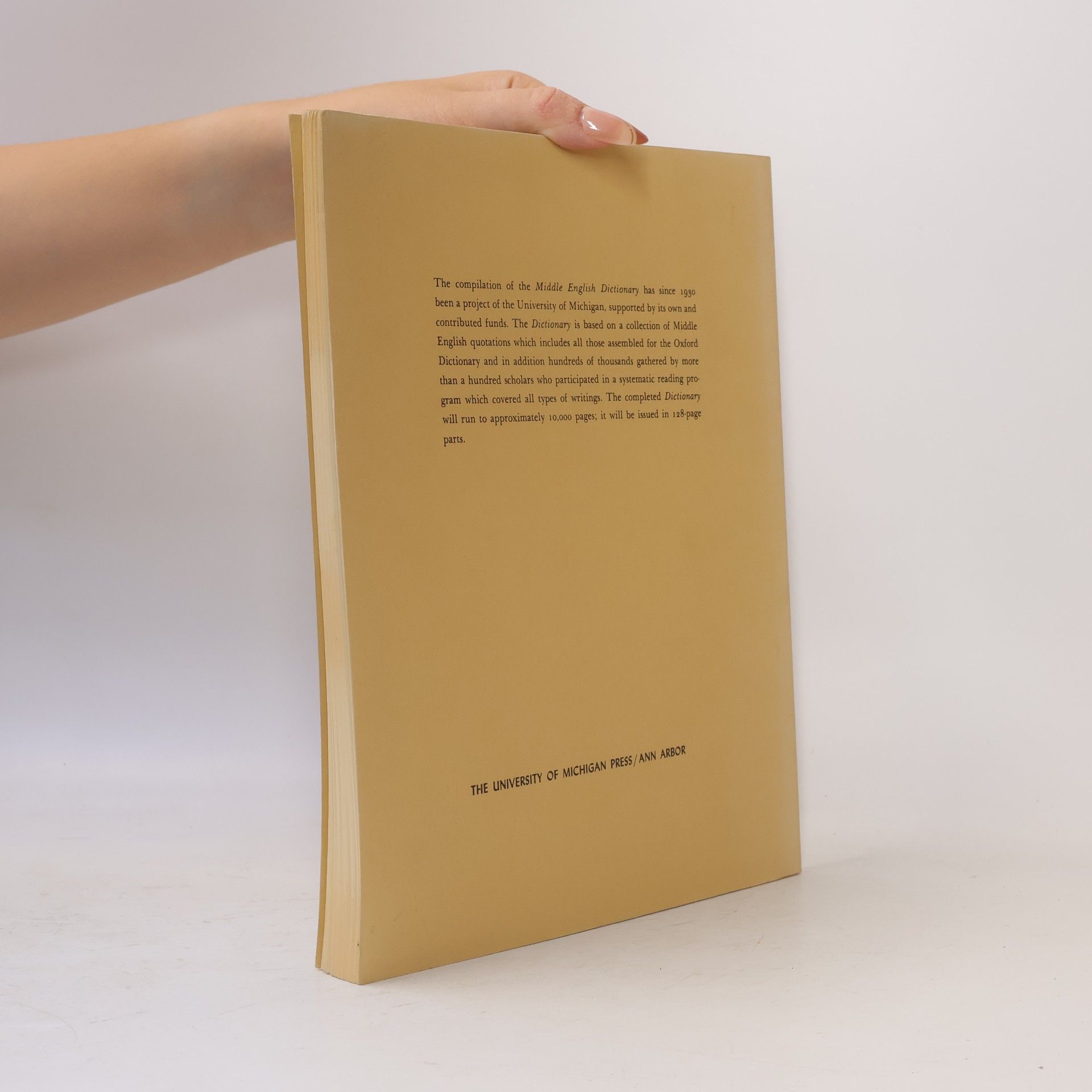 Sherman M. Kuhn Middle English Dictionary