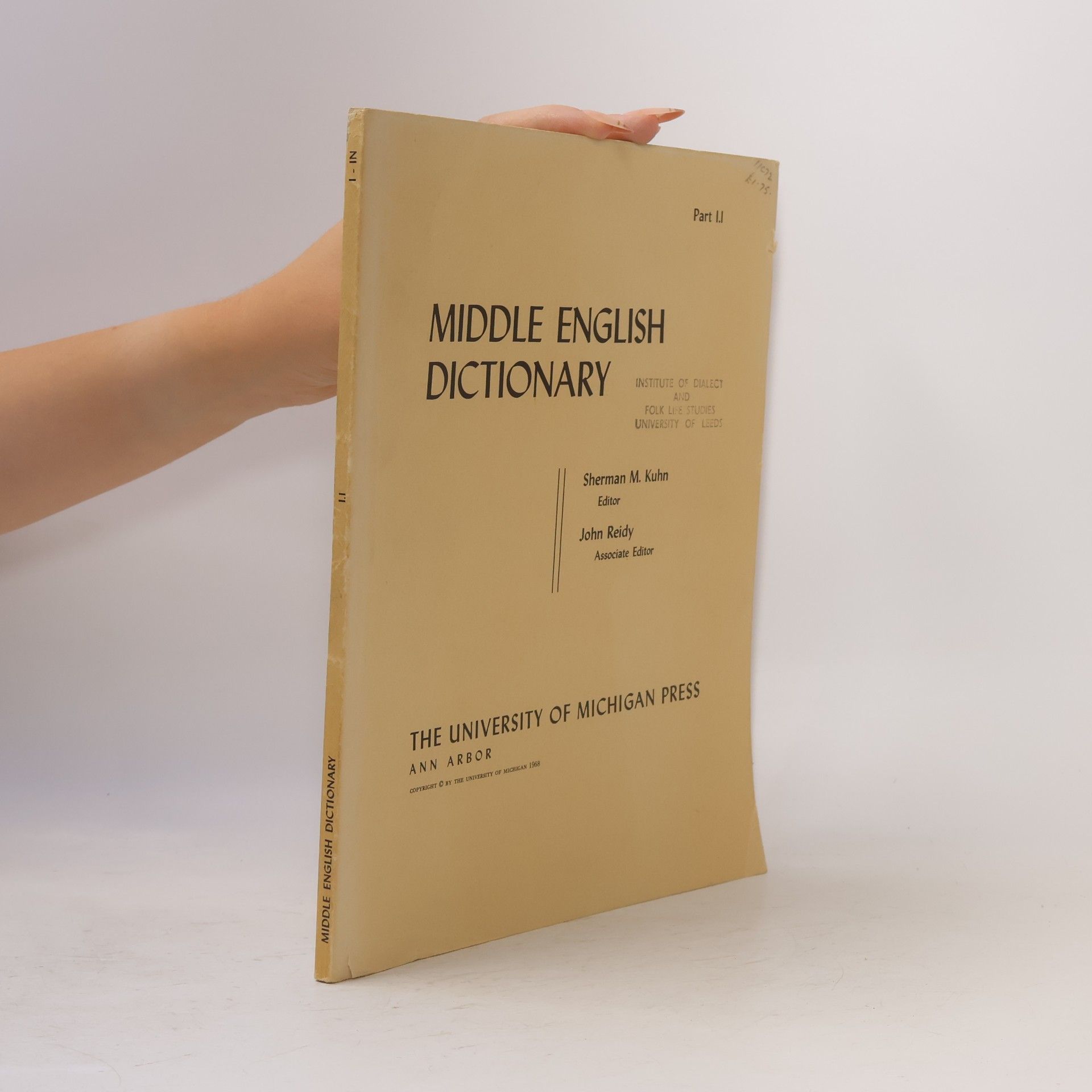 Middle English Dictionary 