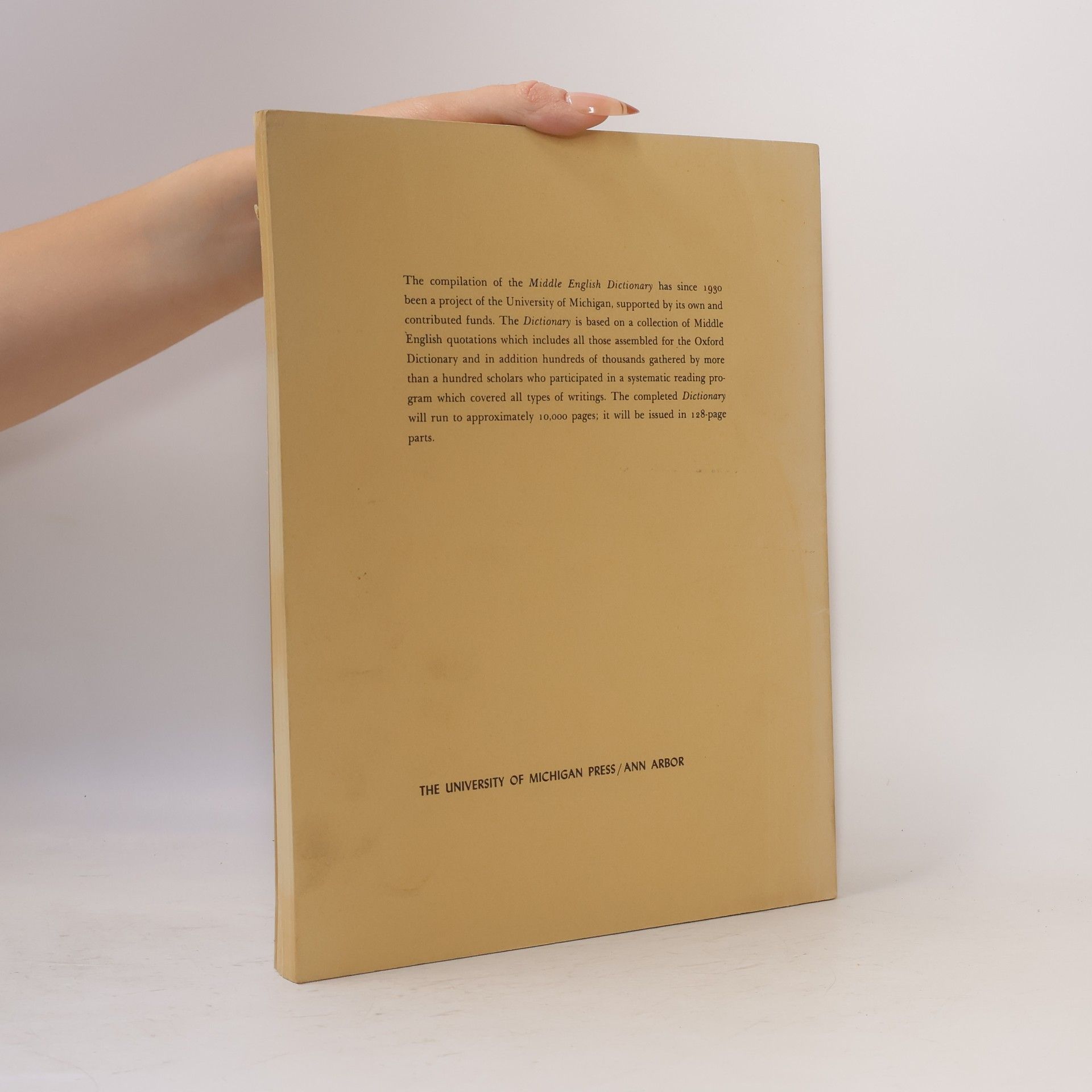 Sherman M. Kuhn Middle English Dictionary